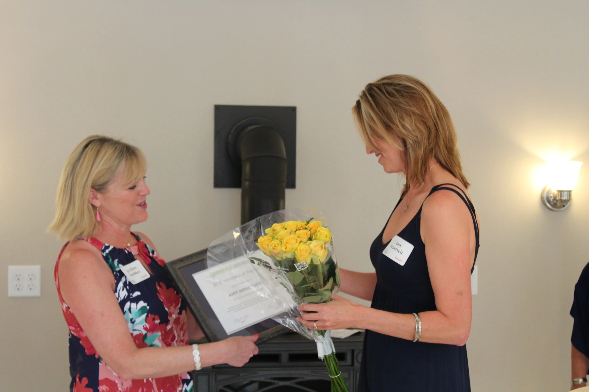 Town Square Honors Arnetveit with Volunteer of the Year Award