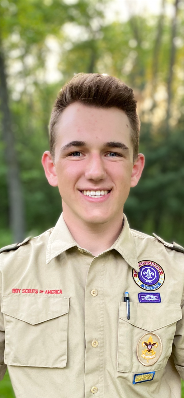 Garrett Clark Launches Eagle Scout Project at Town Square