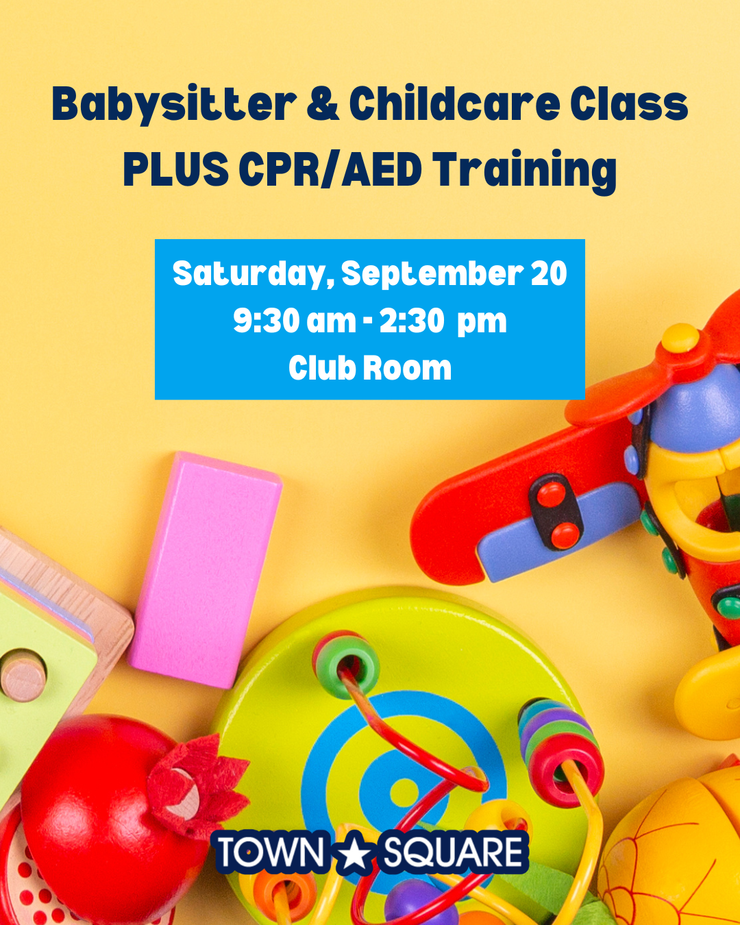 Babysitter and Childcare Class  PLUS CPR/AED Certification Training