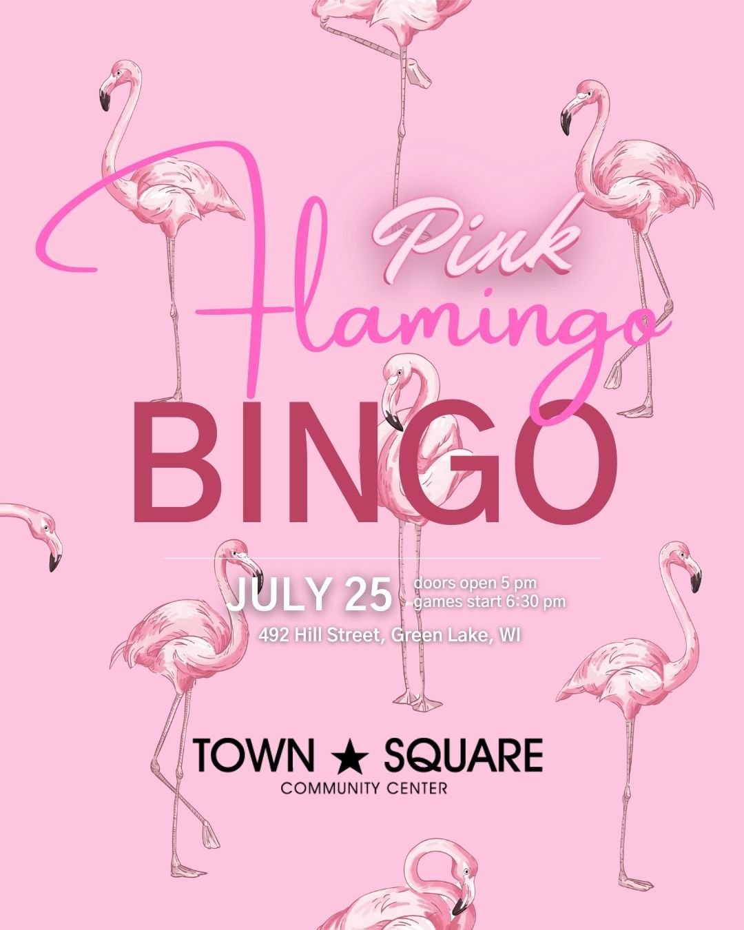 Pink Flamingo Bingo