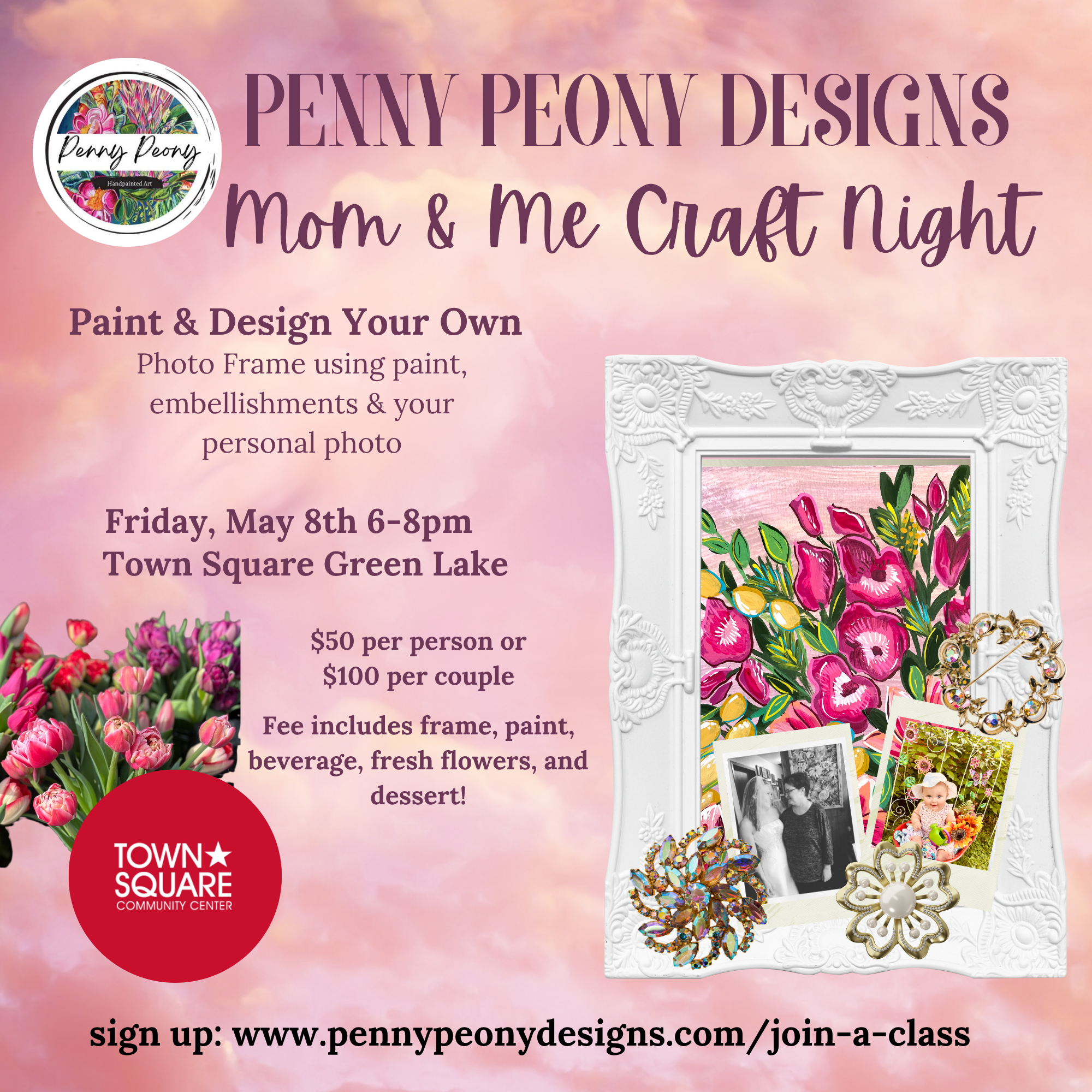 Mom &amp; Me Craft Night with Penny Peony Designs