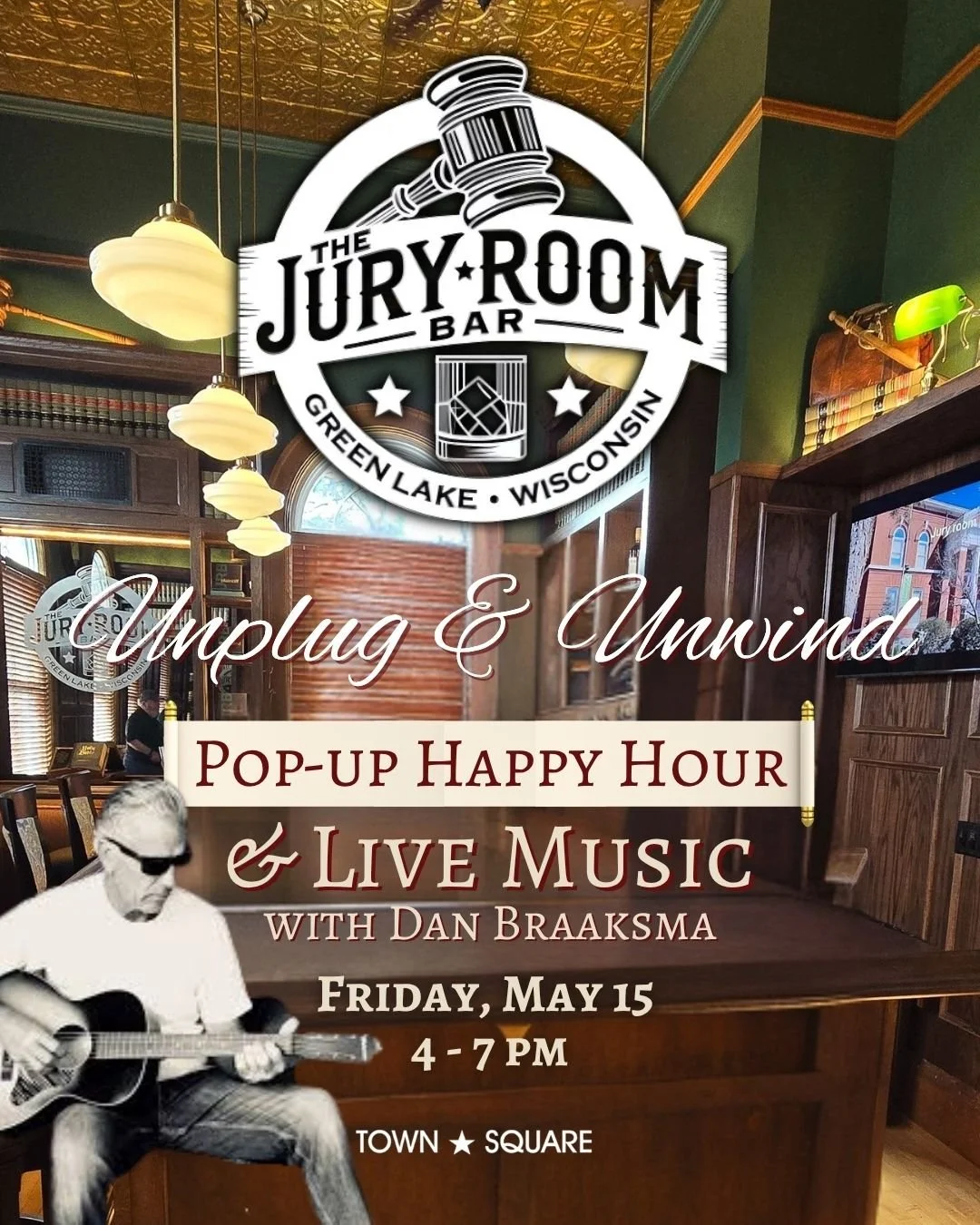 Unplug &amp; Unwind: Pop Up Happy Hour with Dan Braaksma