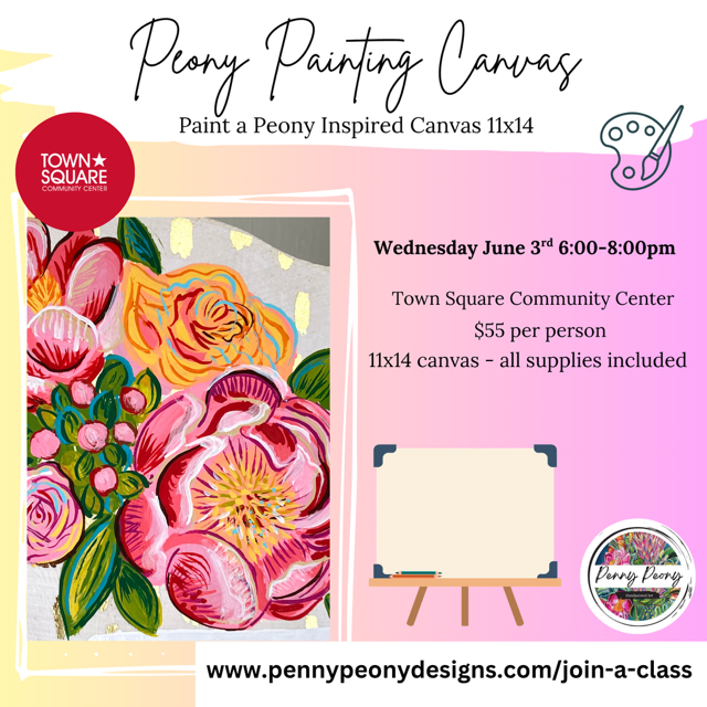 Peony Painting Class