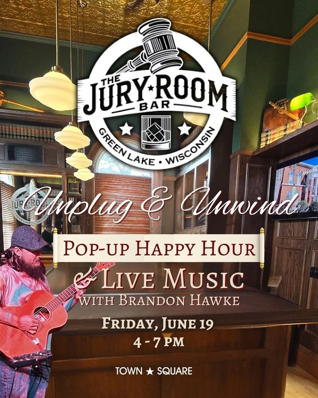 Unplug &amp; Unwind: Pop Up Happy Hour with Brandon Hawke