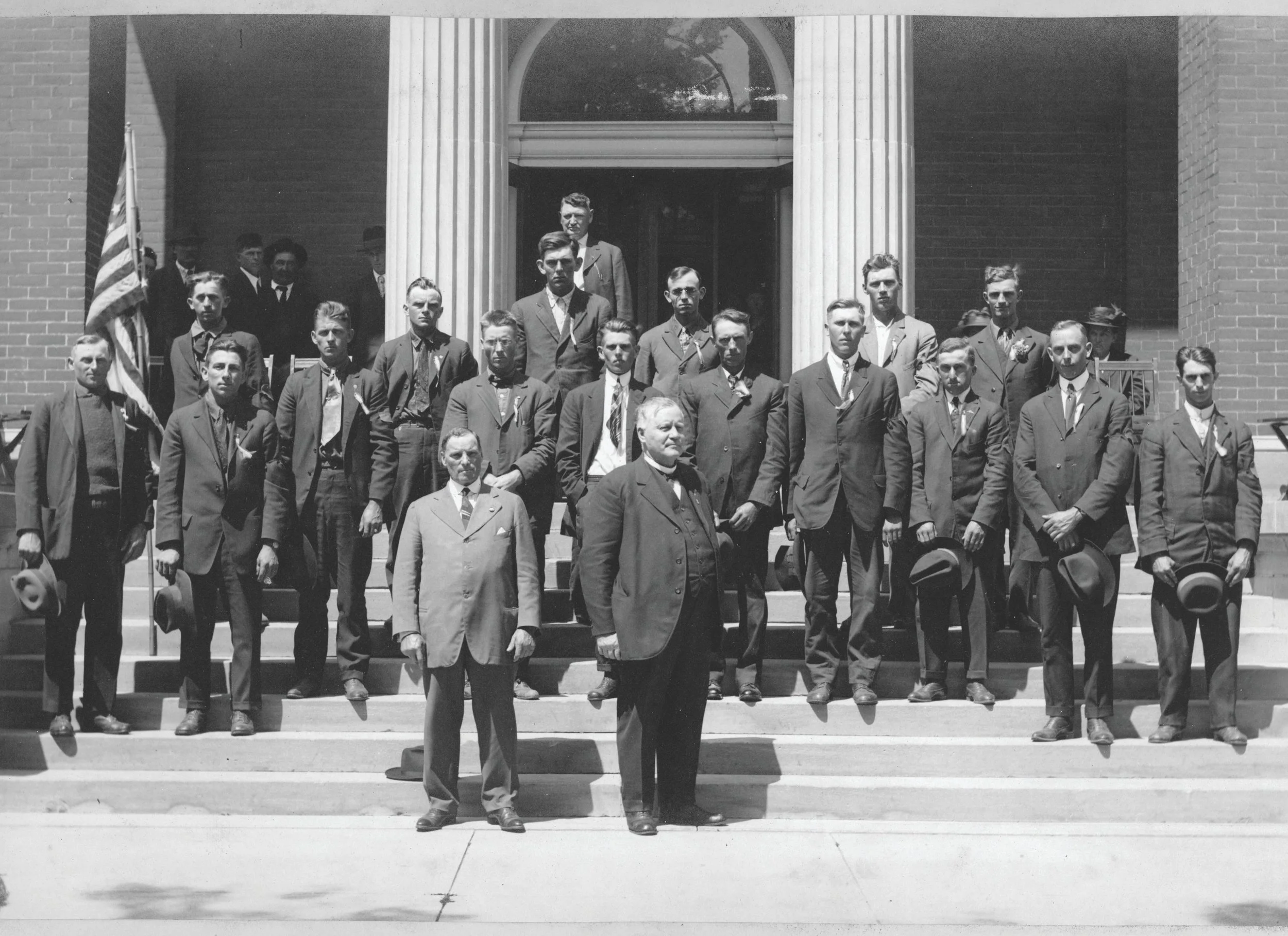 For more than a century, the courthouse was at the center of county life. Among its many functions, the building housed the draft board.