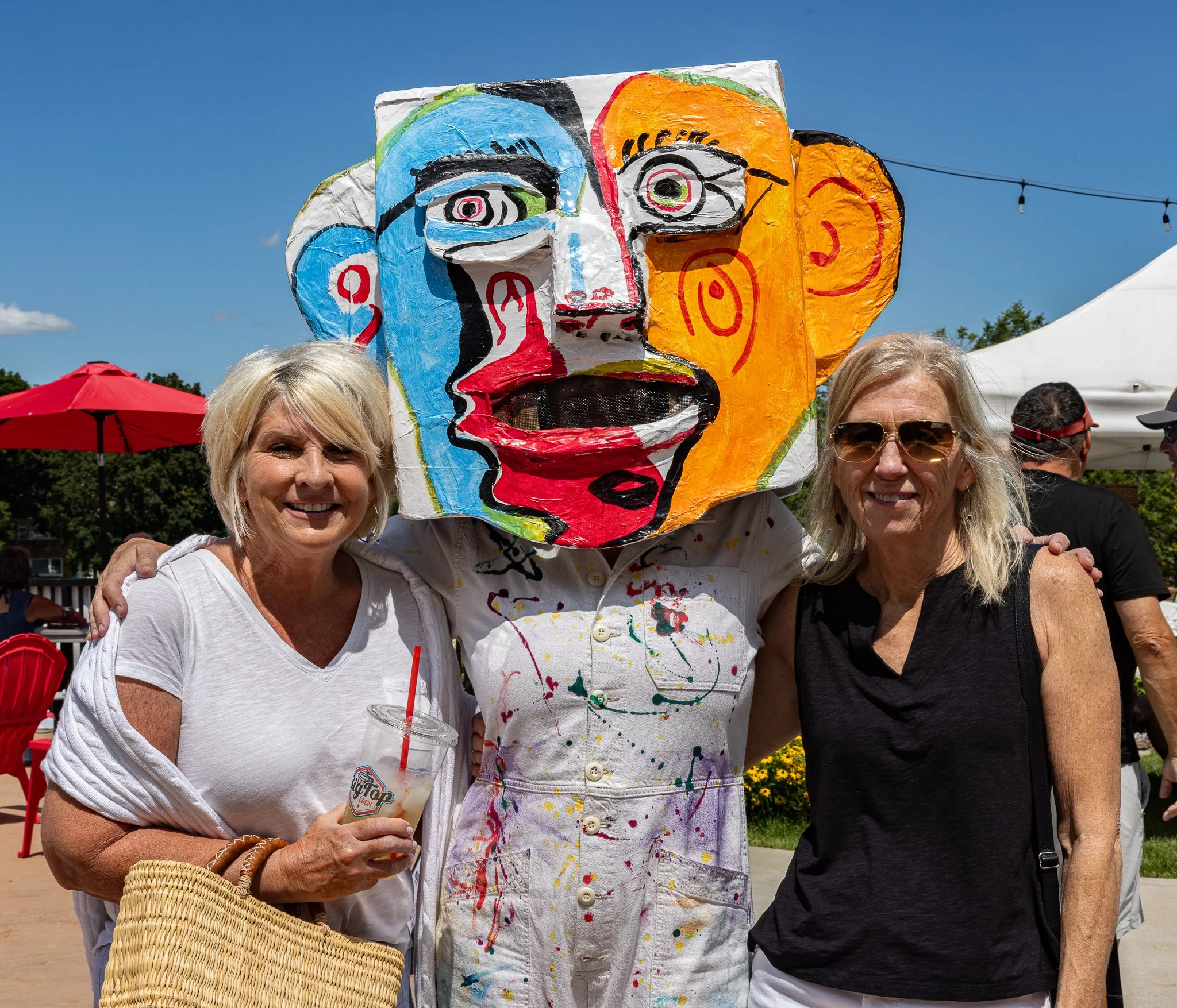 A colorful, Picasso-inspired creation makes an appearance during the Green Lake Fine Art Show, part of Town Square’s continuing commitment to bringing art and community together.