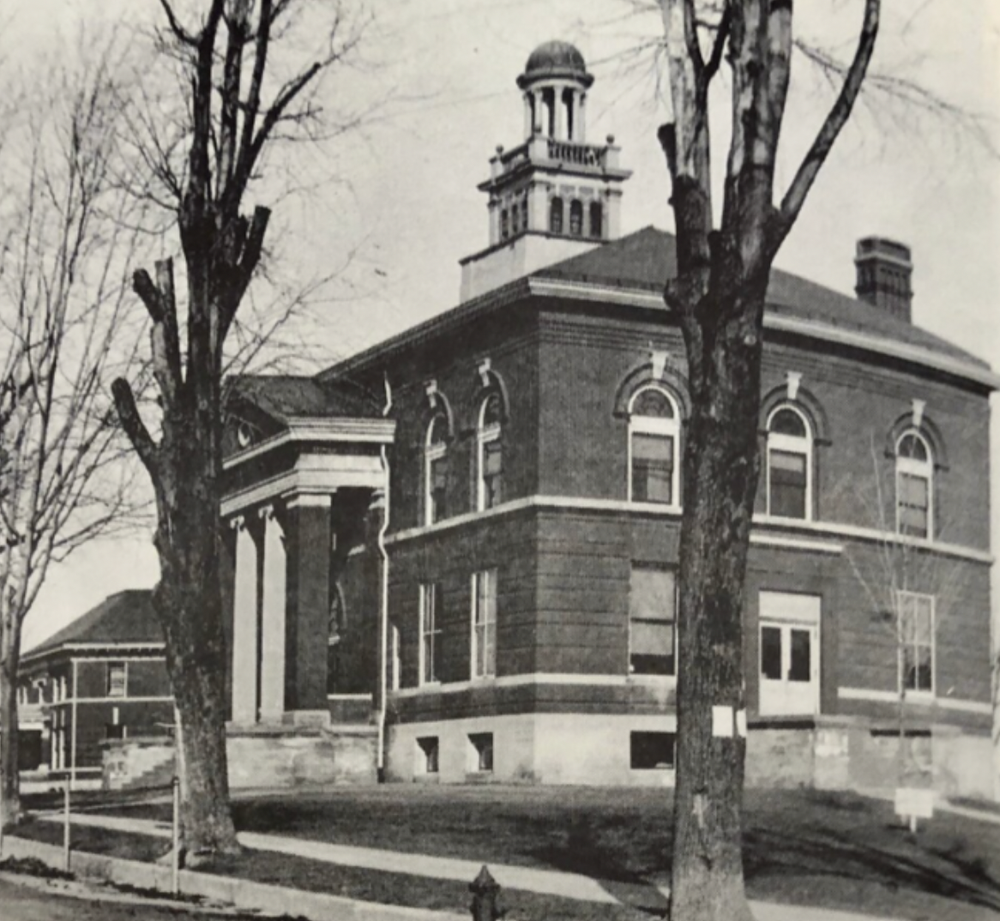 Rusticated First Story About Town Square | Historic Green Lake Courthouse | Town Square ...