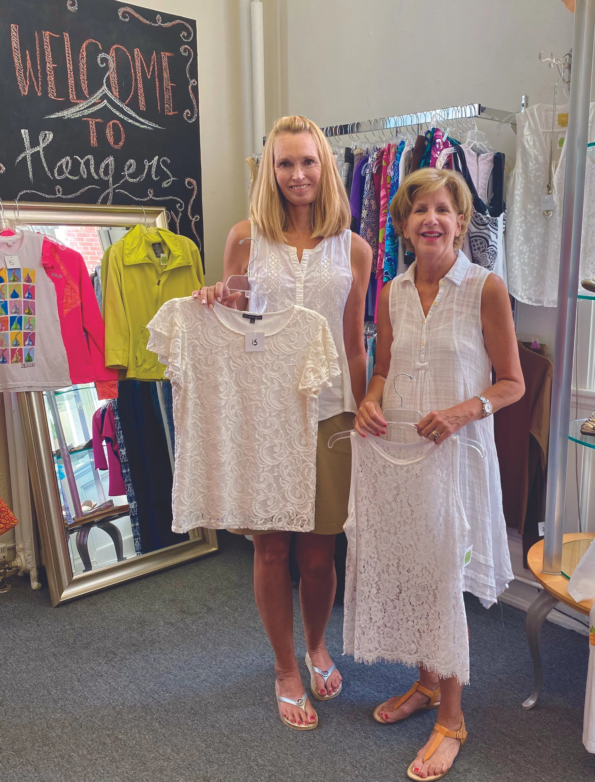 Hangers Resale Shop was created at Town Square, adding a resale shopping experience that supports the community center and its mission.