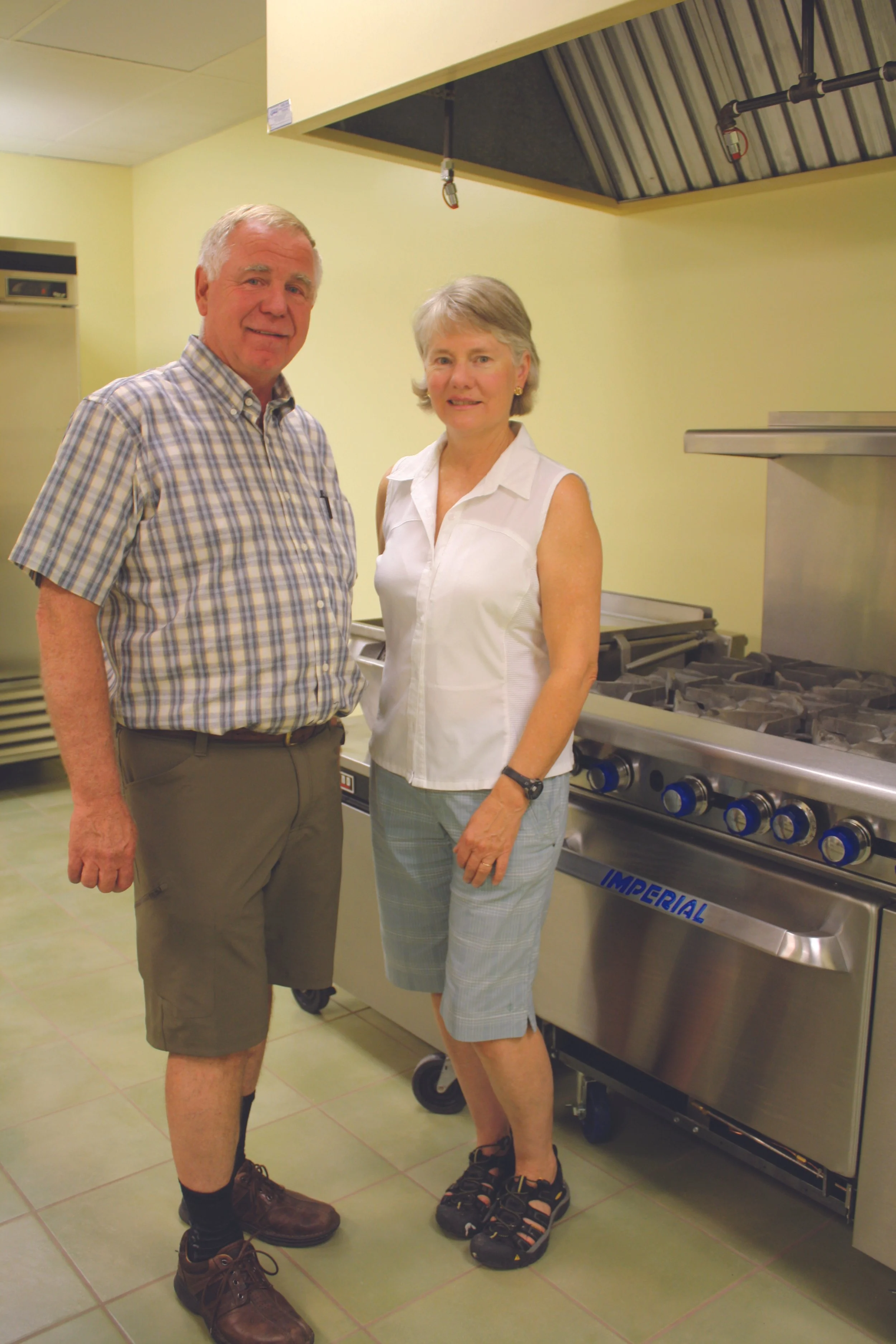 Barry and Ann Rogers donated a commercial kitchen that became a business incubator, giving local entrepreneurs a place to develop and grow their businesses.
