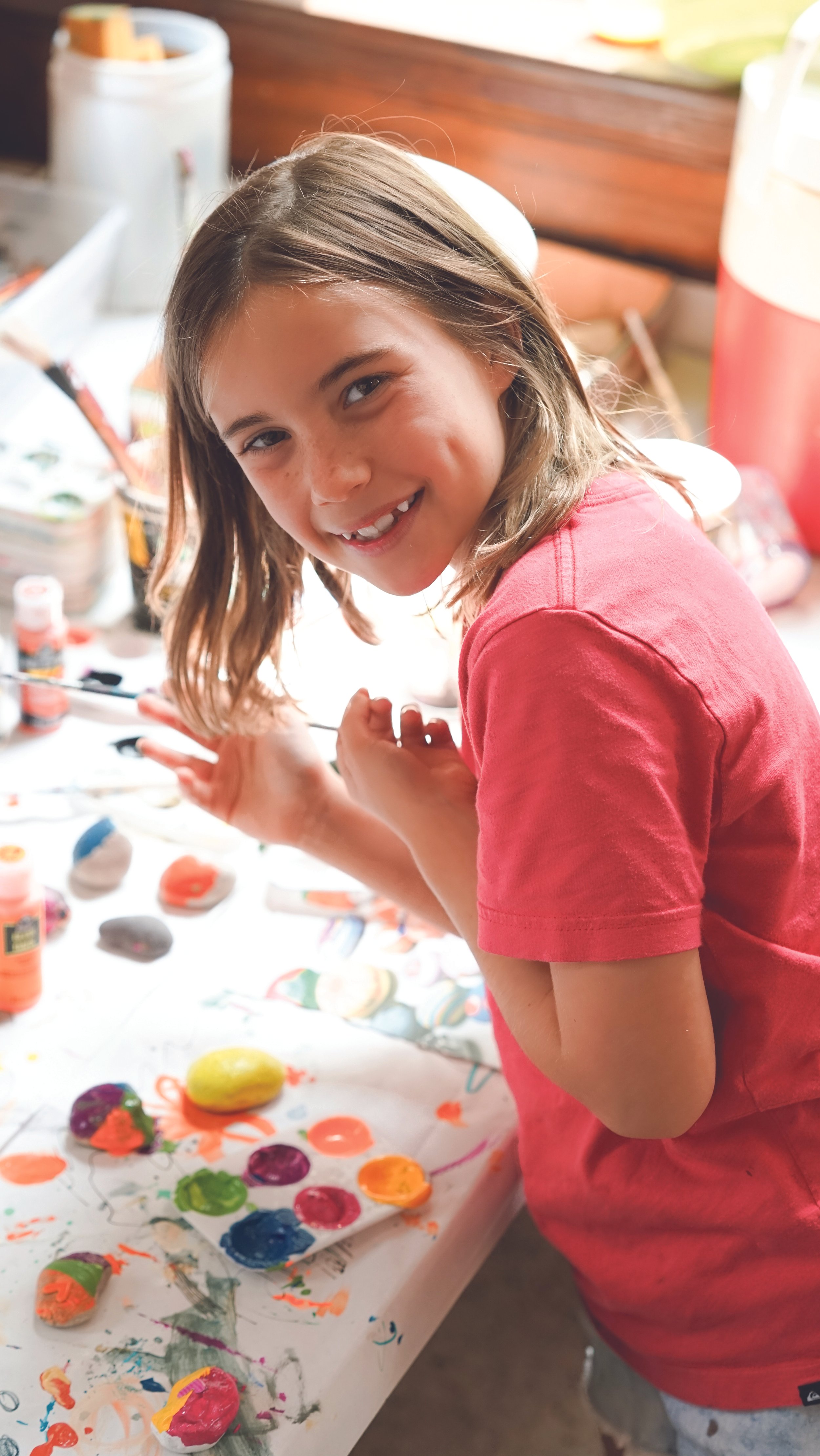 Art Camp for Kids was added to Town Square’s programming, giving young artists opportunities to experiment, create and learn.