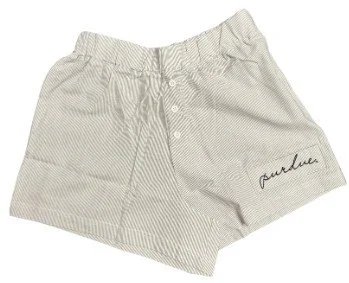 Purdue Striped Boxer Shorts