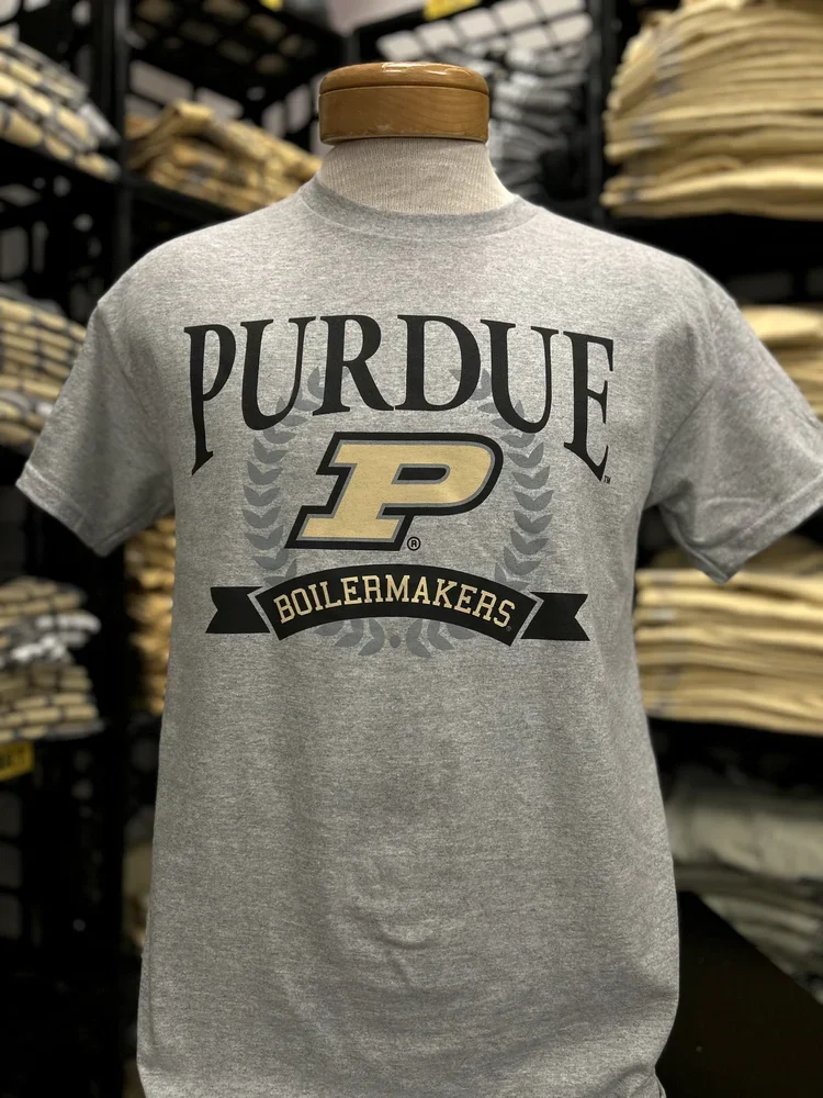 Purdue Boilermakers Motion "P" Laurel T-Shirt