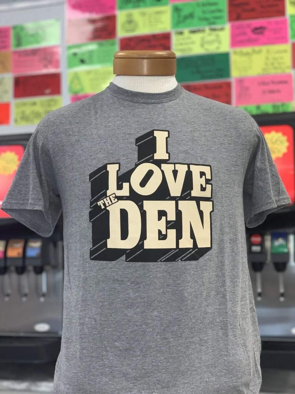 Discount Den "I Love The Den" T Shirts