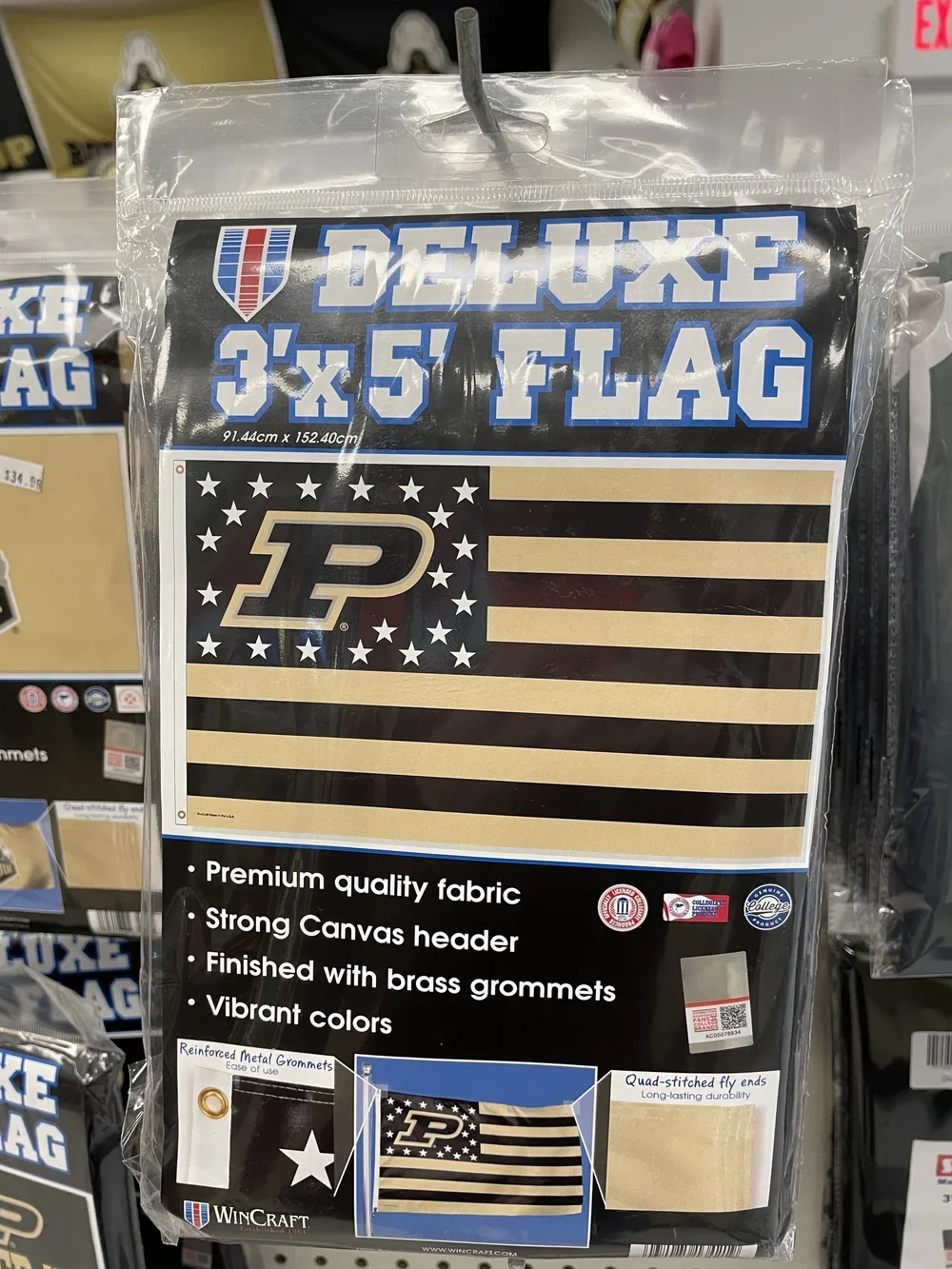 Purdue Flags from the Discount Den