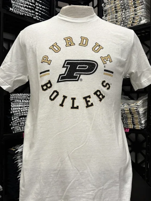 Retro Purdue Boilers w/ Motion "P" T Shirt