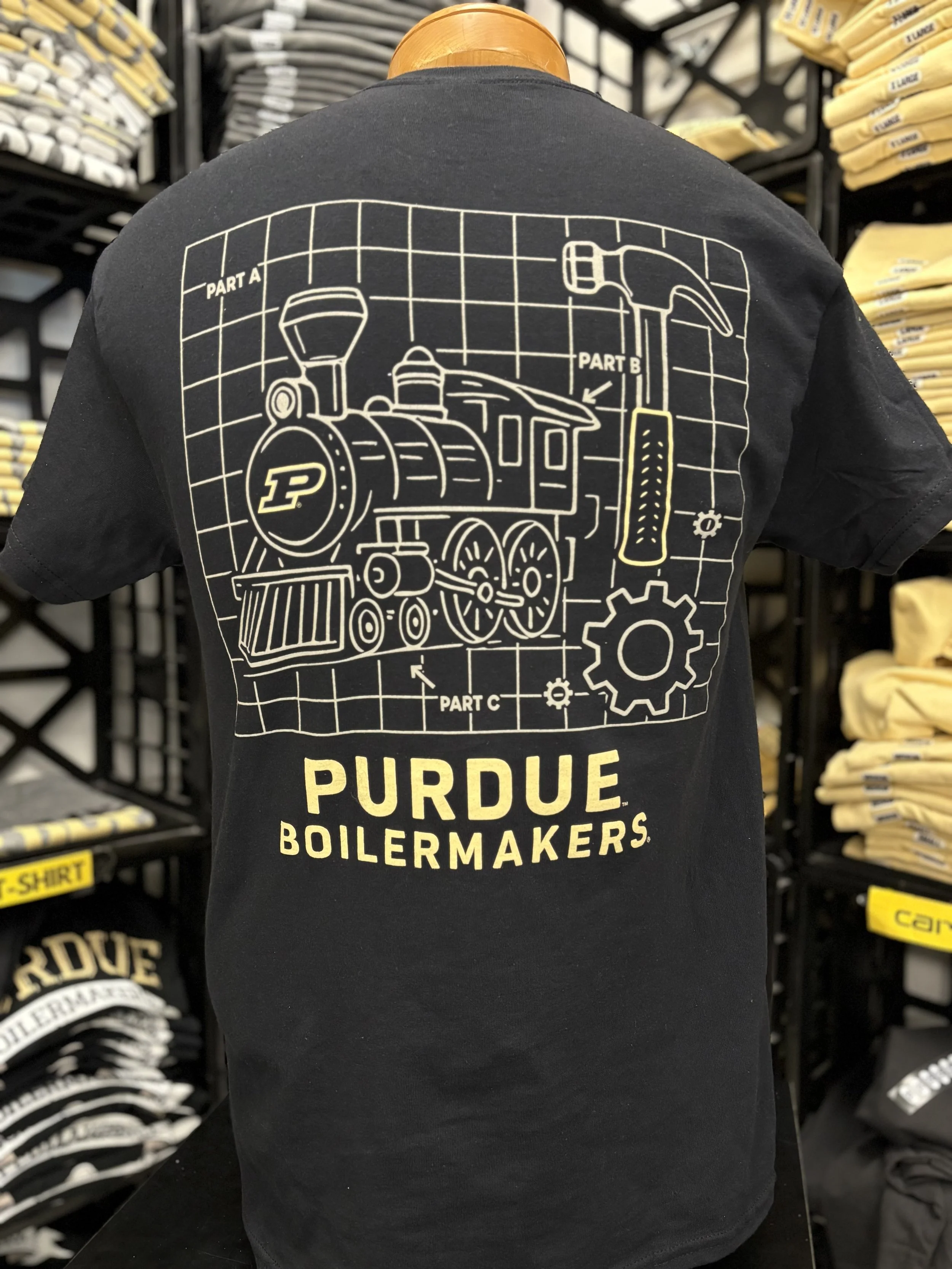Purdue Boilers Blueprint T Shirt