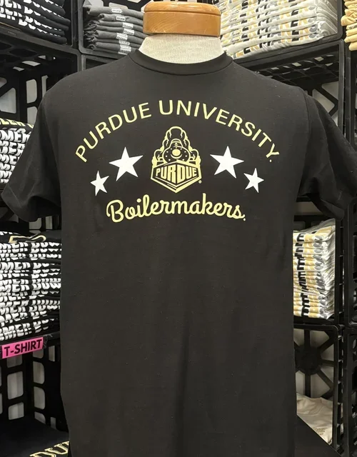 Purdue Boilermakers w/ Train Stars T Shirt