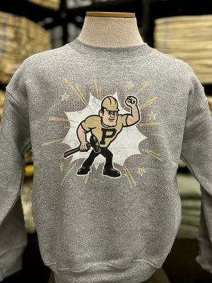 Purdue Pete Youth Crewneck