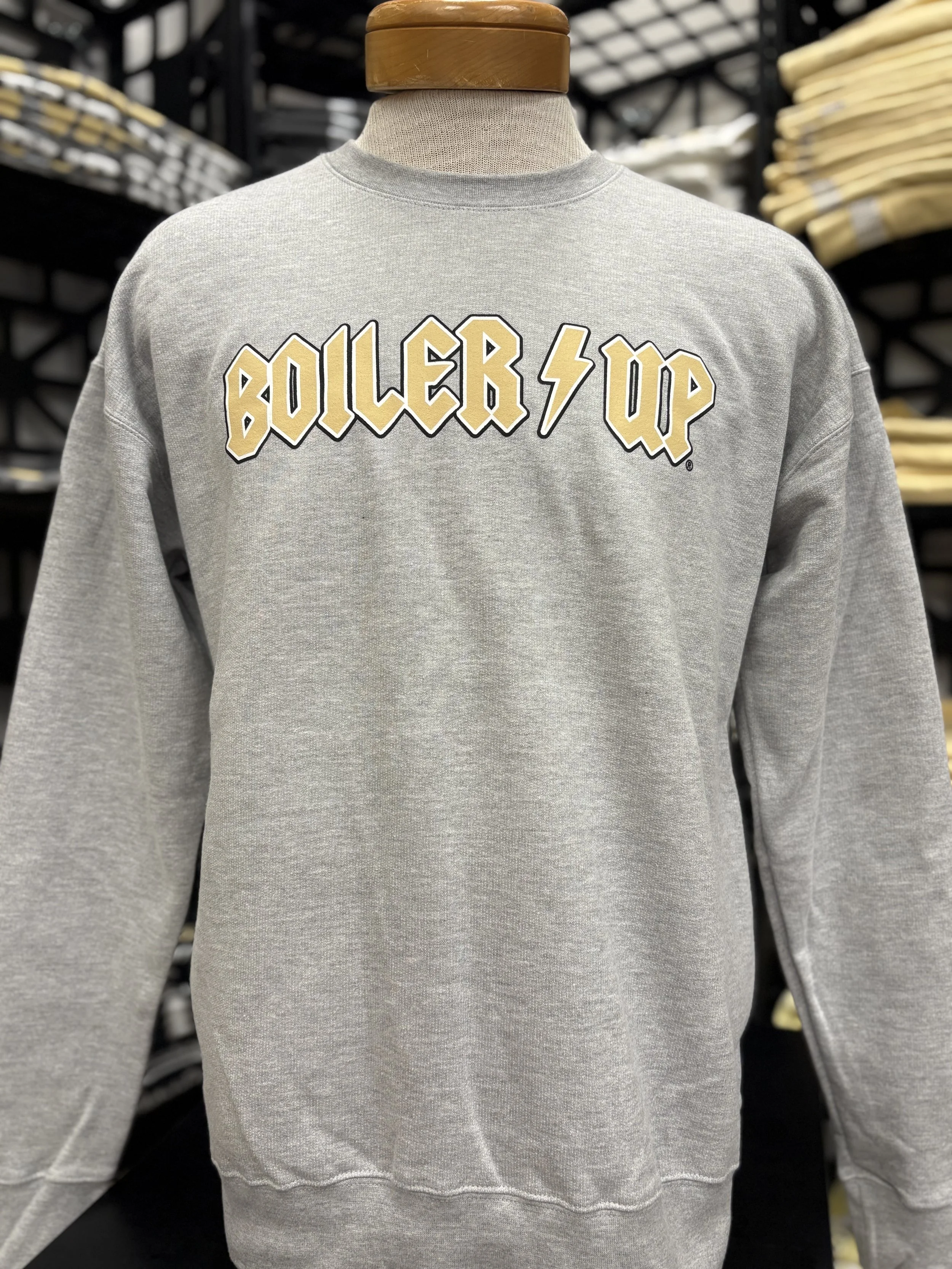 Purdue Boiler Up ACDC Crewneck