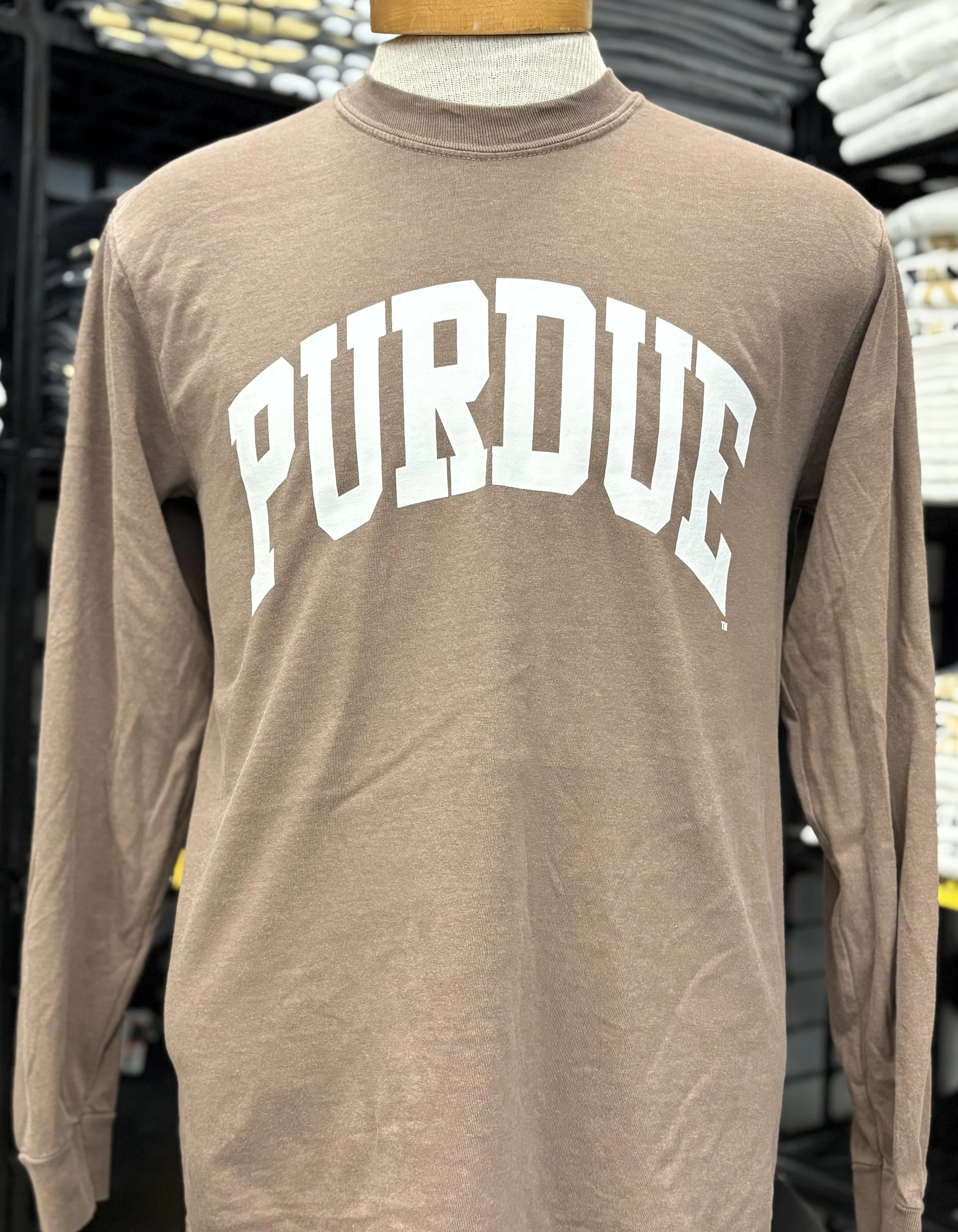 Purdue Arch Comfort Colors Long Sleeves