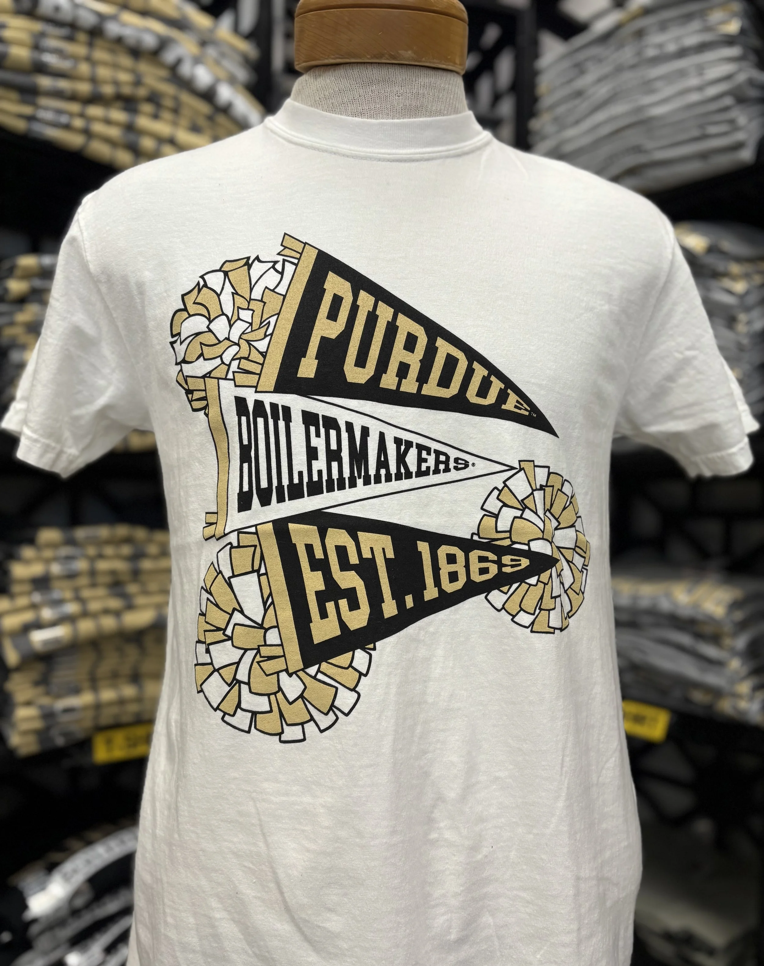 Purdue Boilermakers Pennant Comfort Colors T Shirt