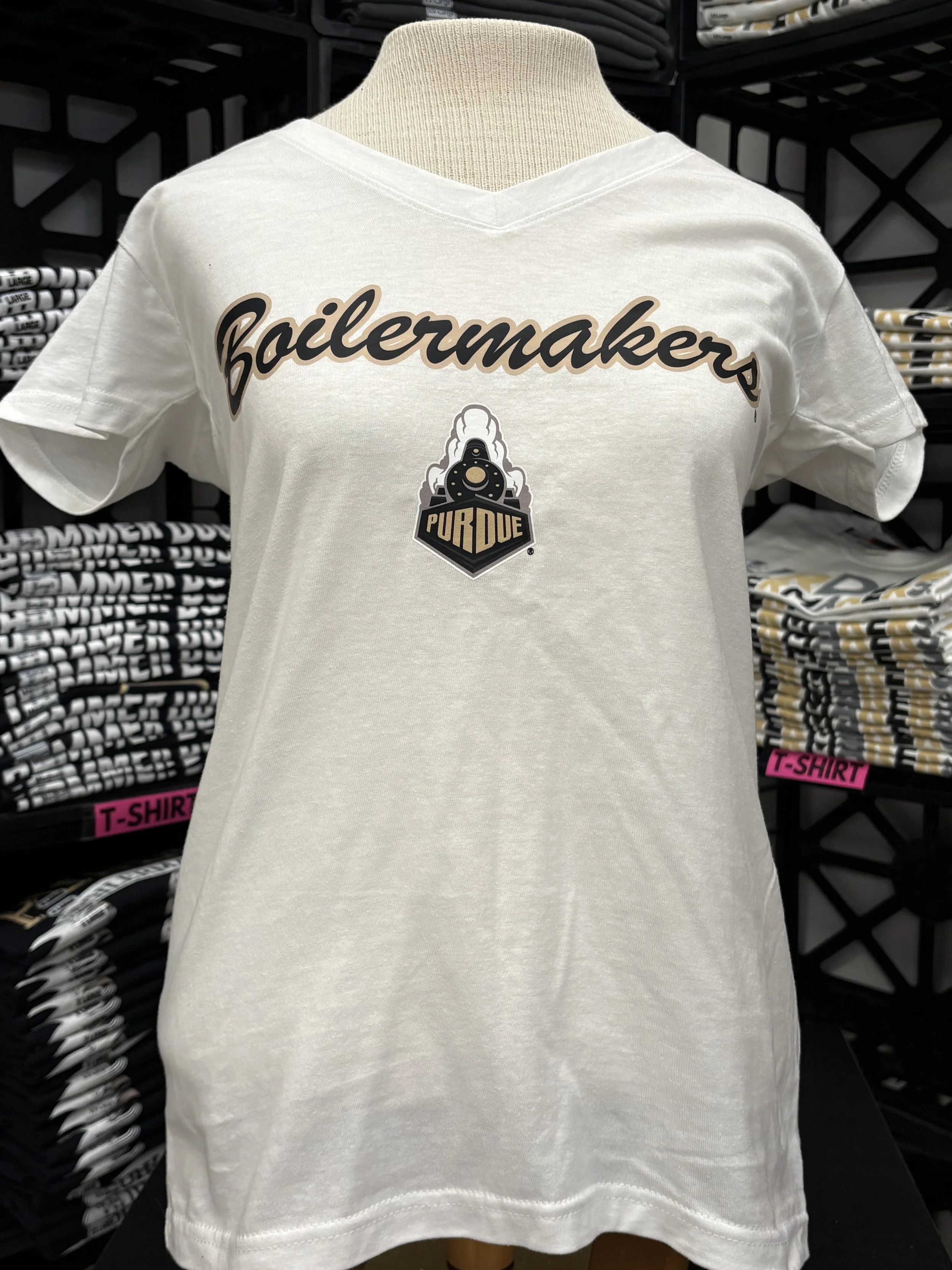 Boilermakers Script w/ Train V Neck