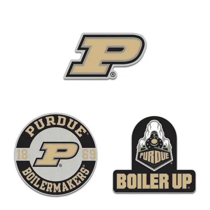Purdue Boilermakers Pin Set