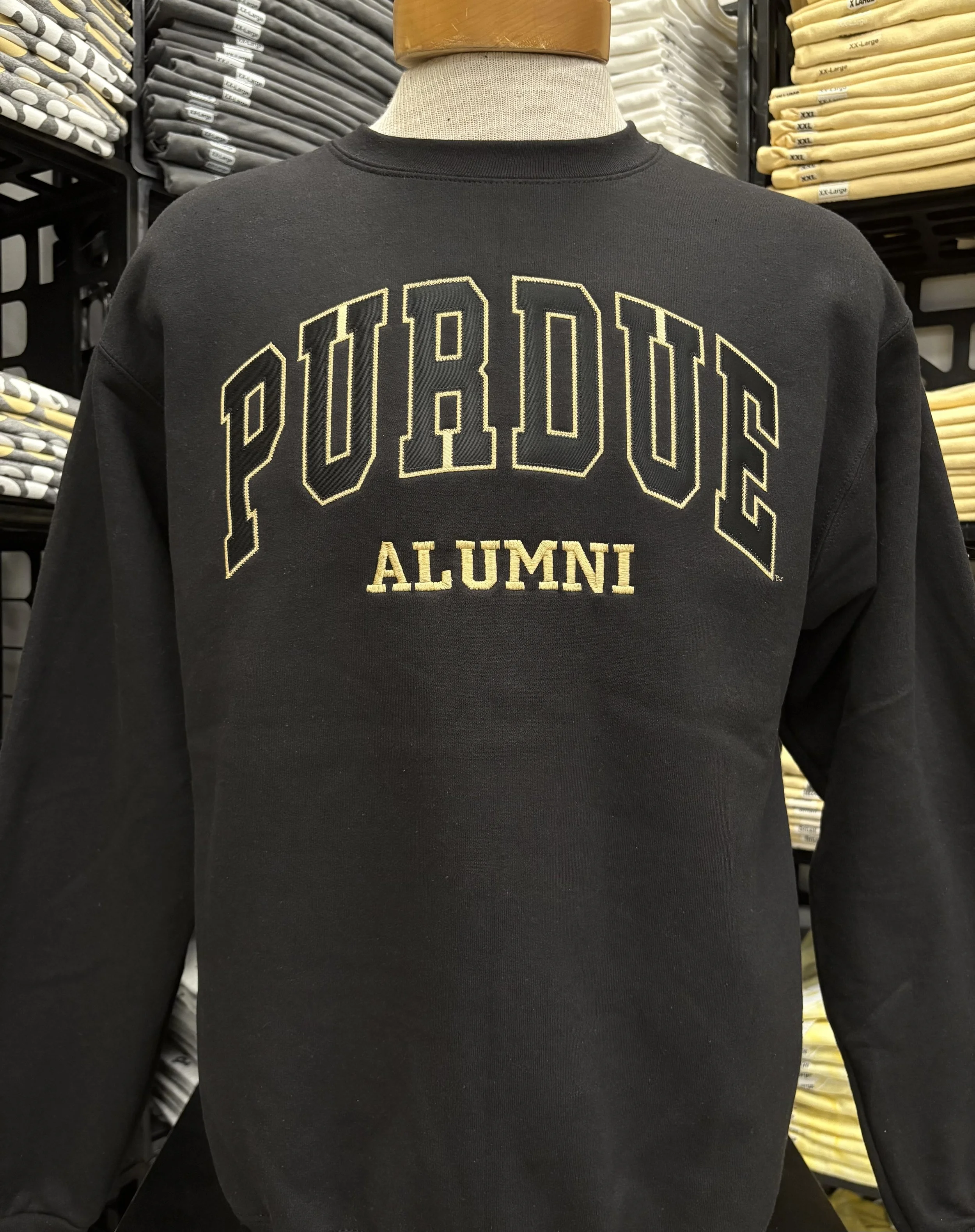 Purdue Alumni Applique Crewneck