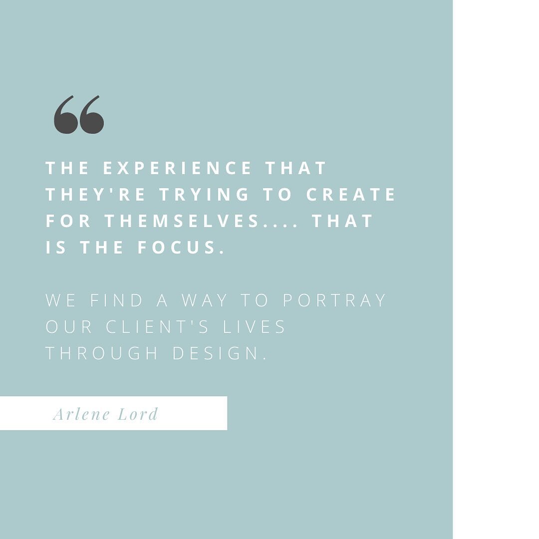 Food for thought: Think of something you do every single day. Coffee in your favorite armchair in the morning? Family dinner? How about working from home? 

When I enter a space, I am not JUST looking through a design lens. I see our clients' lives i