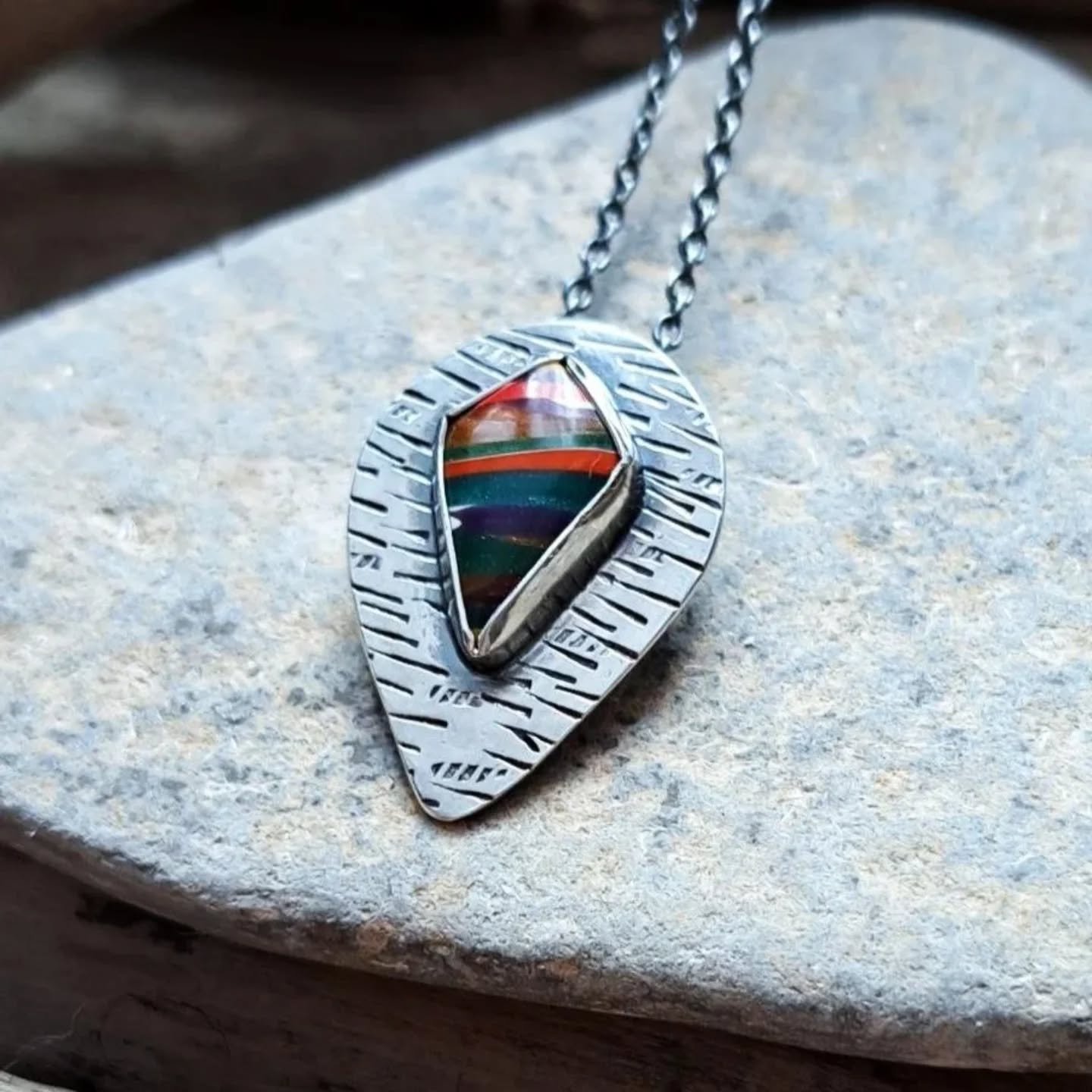 Surfite is one of the most perfect materials to work with as a jeweller.. if you don't know what it is - read on 🤓

It is basically created using the coloured layers of resin left over from making custom surfboards. Amazing lapidary artists shape an