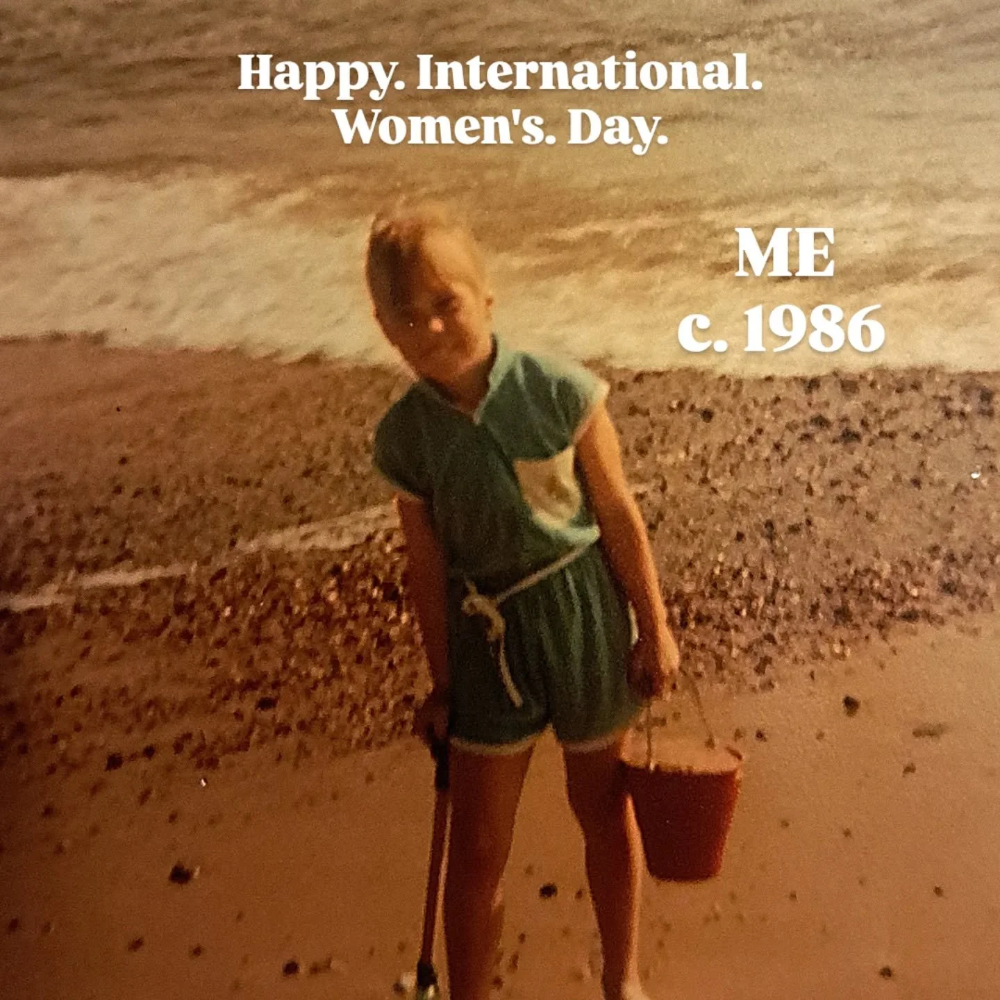 Happy International Women's Day 2026 🫶 featuring.... me 😅❤️

10 years apart starting c. 1986, bucket and spade in hand, on a beach. PERFECT 👌  Scroll through to find me thereafter in 1996 (yikes!), 2006, 2016 and 2026 (tonight, actually).

#happyi