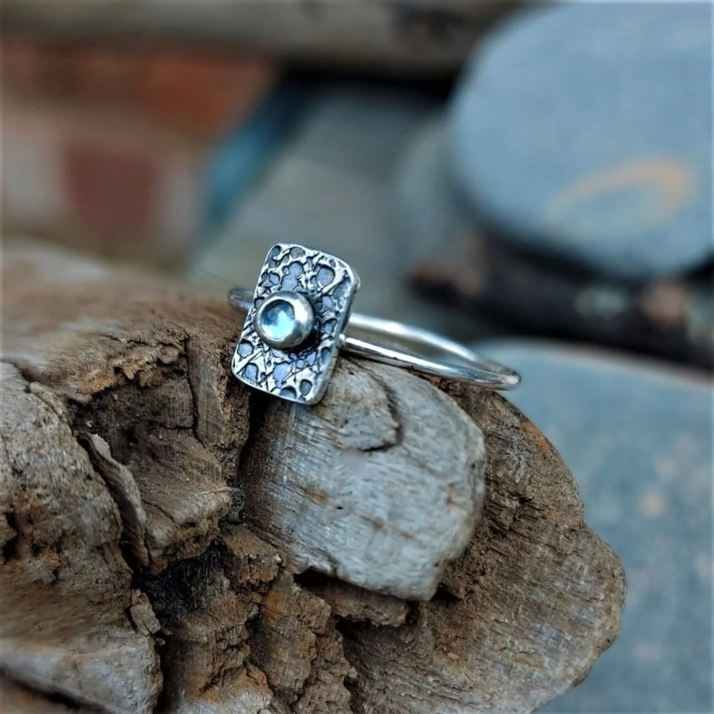 Dainty little silver and topaz ring 💍 ✨️

Available now in a UK size P.. is it for you? 💗🤔

#topazring 
#topazjewelry 
#topaz 
#topazjewellery 
#handmadering