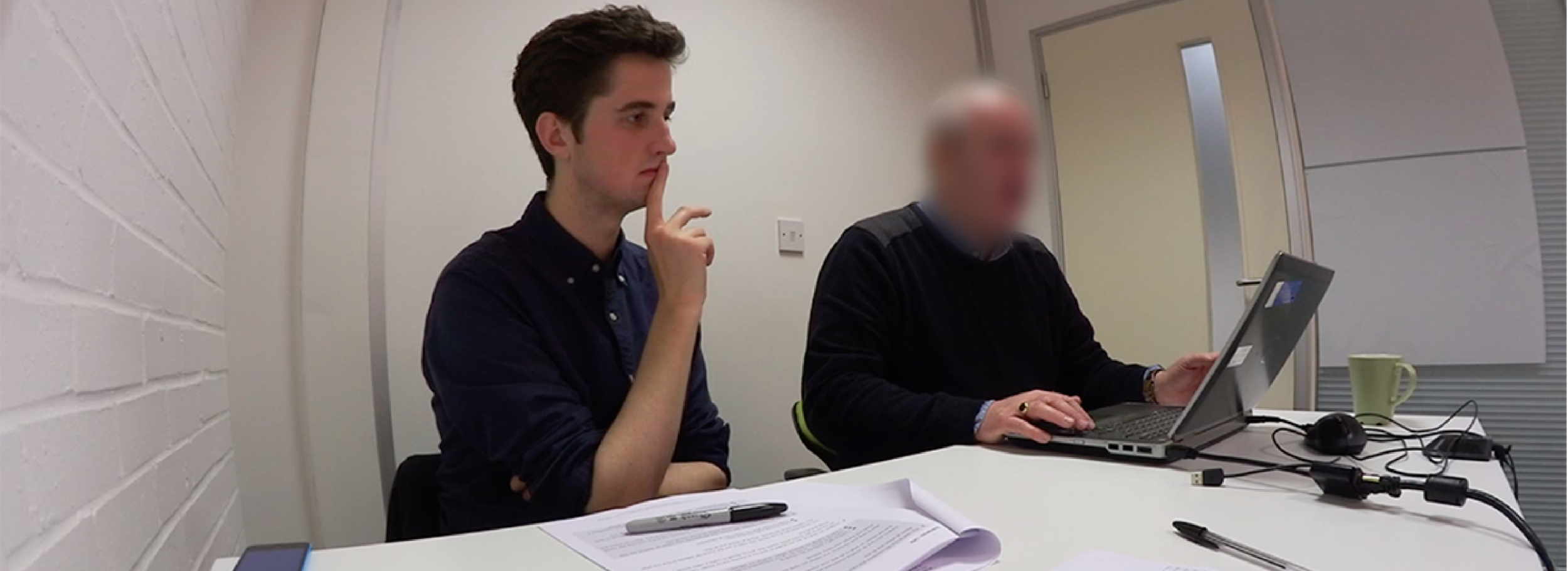 Moderating user testing of the Zurich UK MVP website