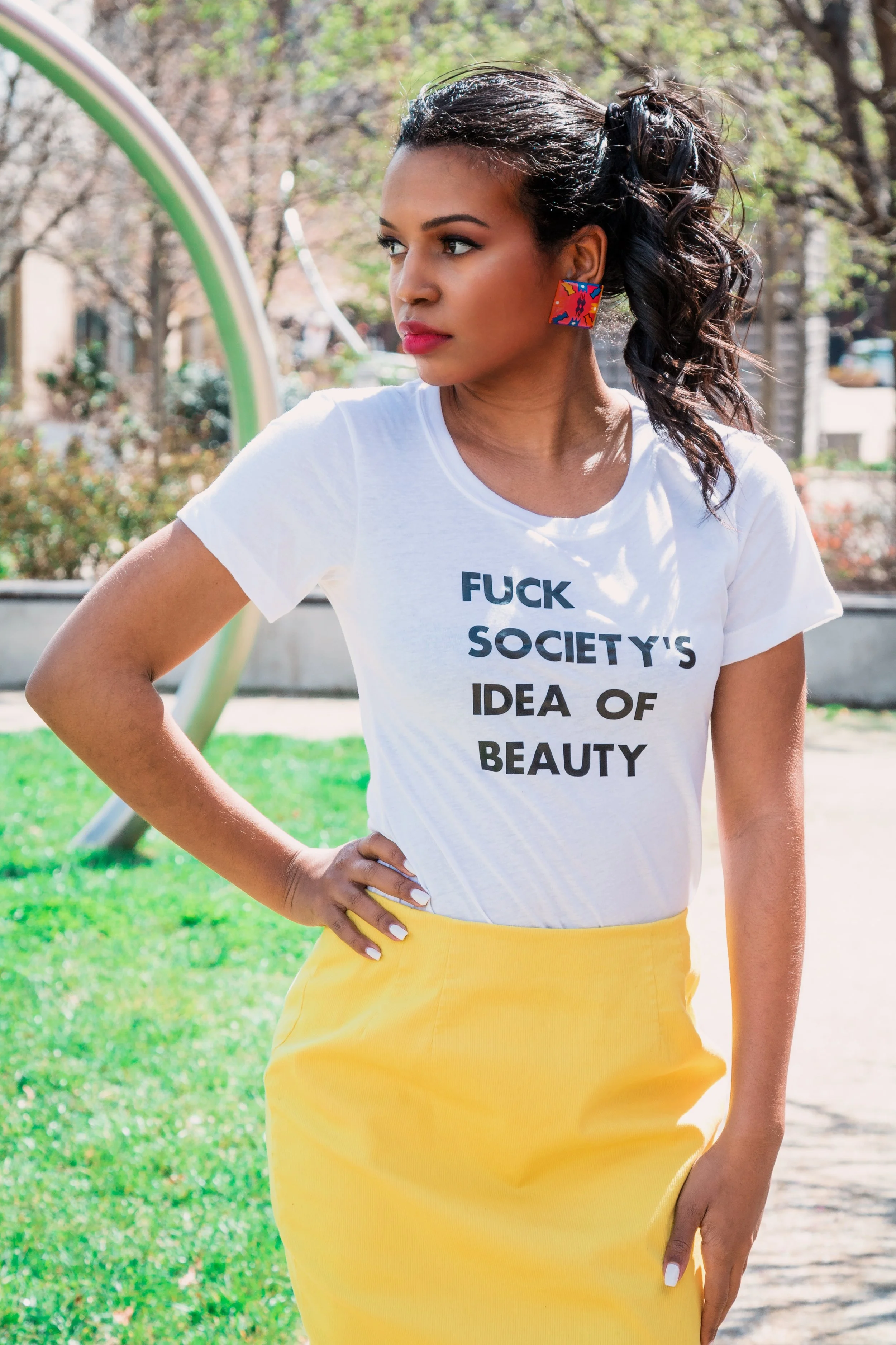 "F" society's idea of Beauty T-shirt