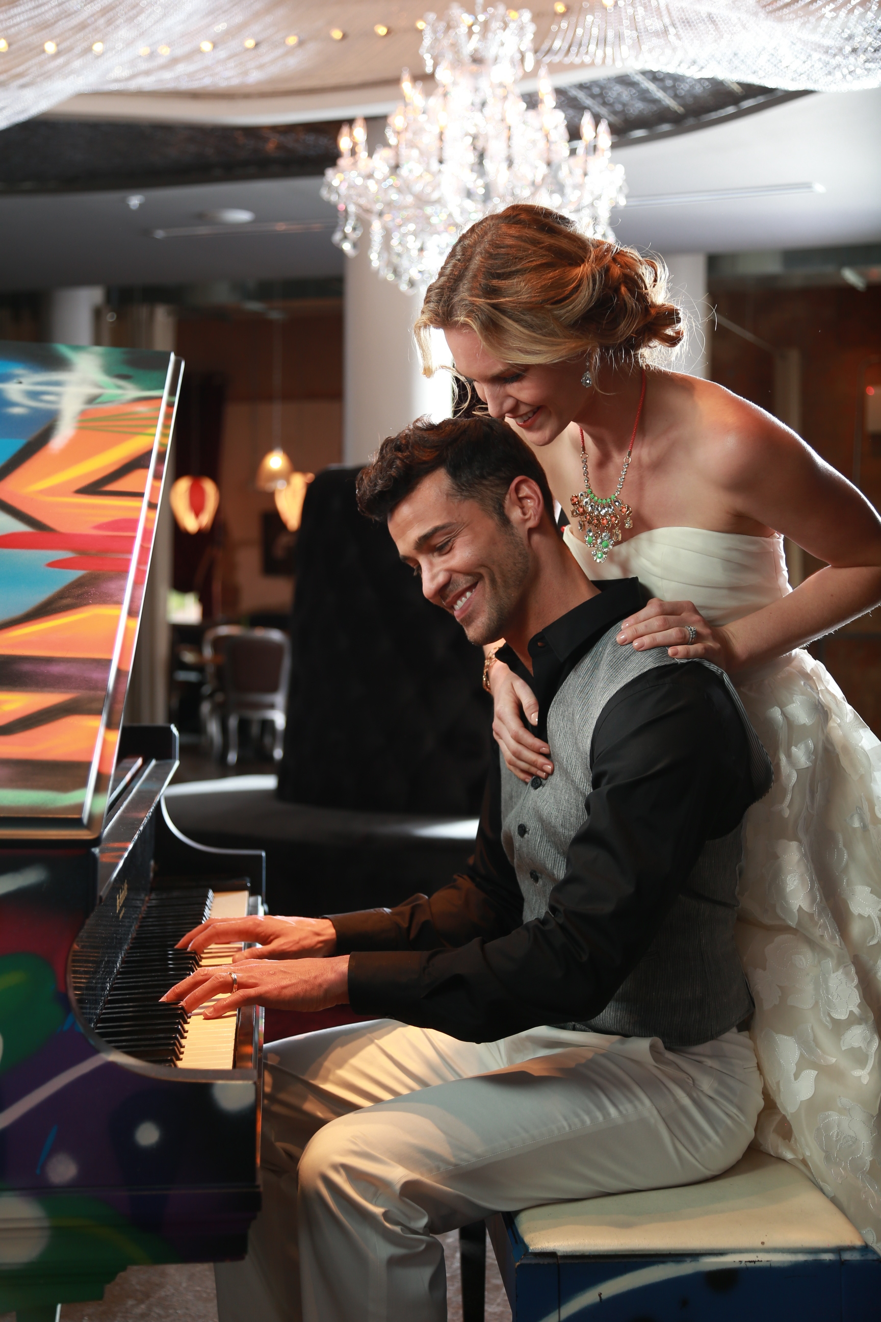 XOXO This: A bodice waist gown creates a defined and stunning silhouette.