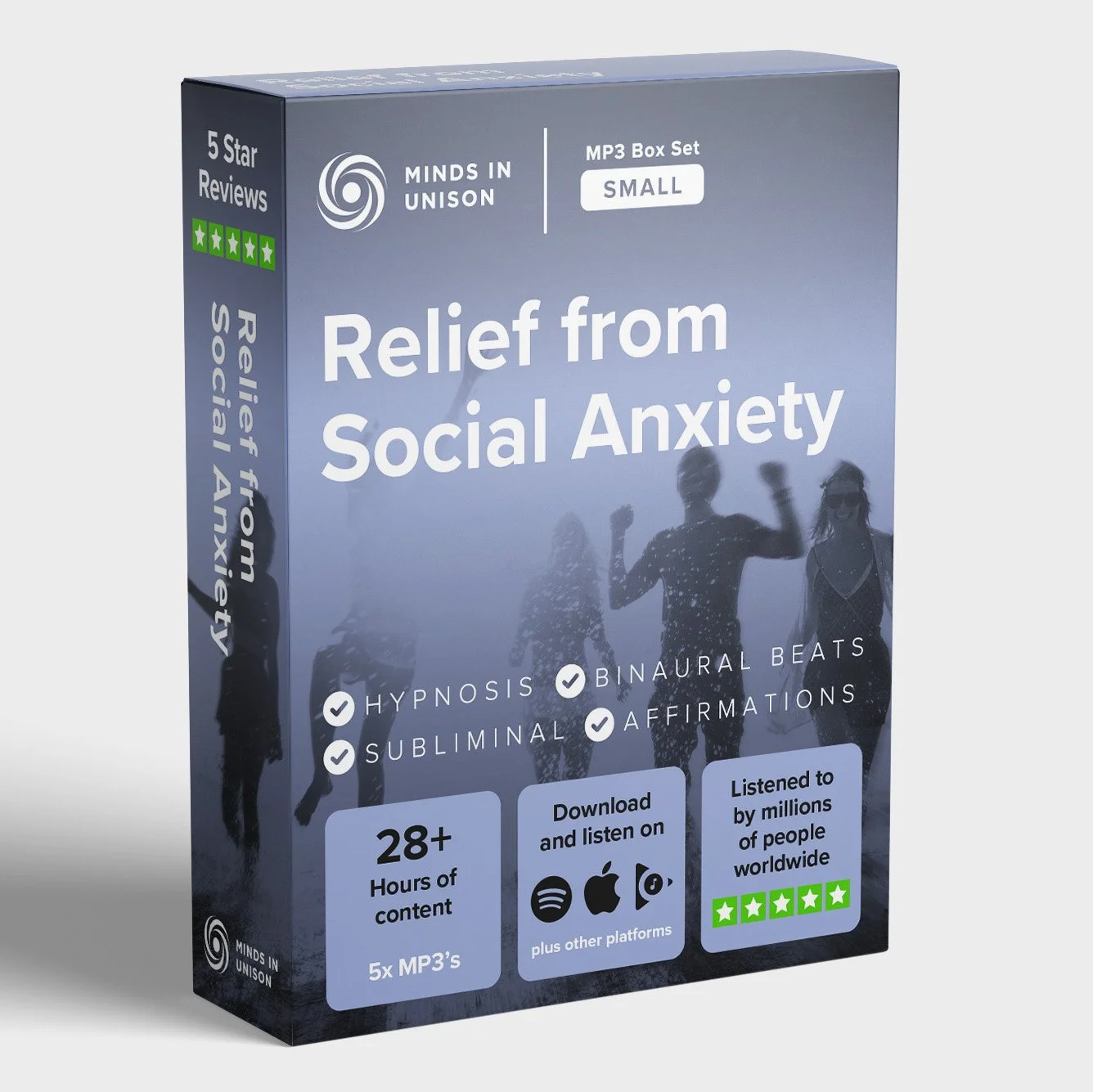 Relief from Social Anxiety - Small Hypnosis MP3 Box Set
