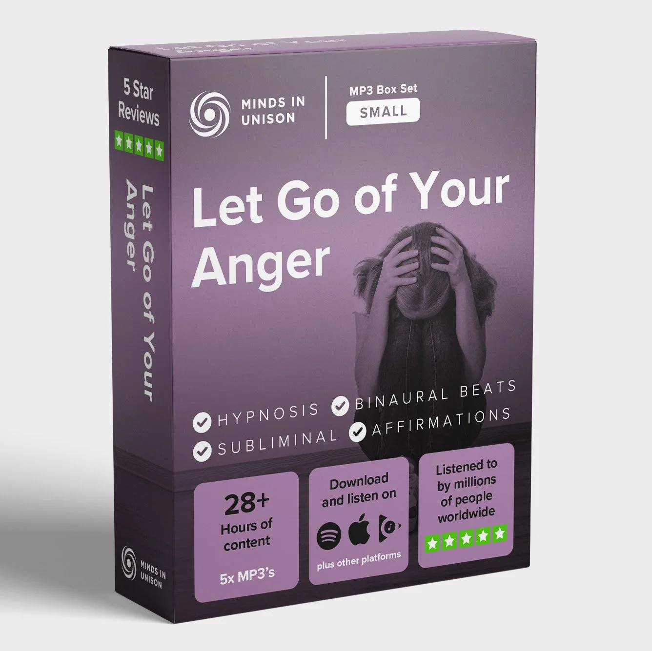 Let Go of Your Anger - Small Hypnosis MP3 Box Set