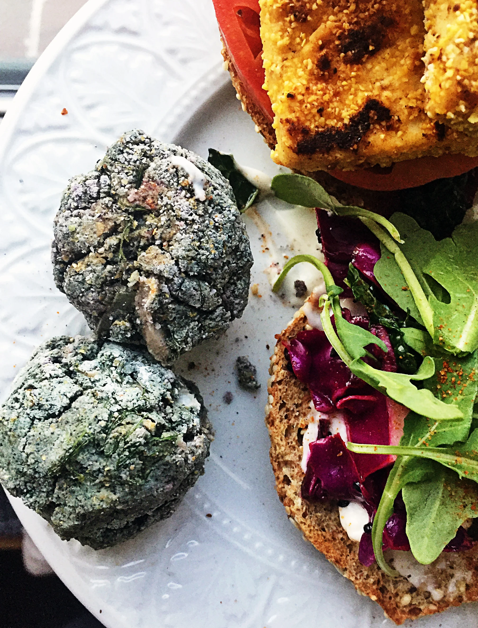 Vegan And Gluten Free Dill Blue Corn Hushpuppies W Poblano Pepper Shallots The Vegan Caveman