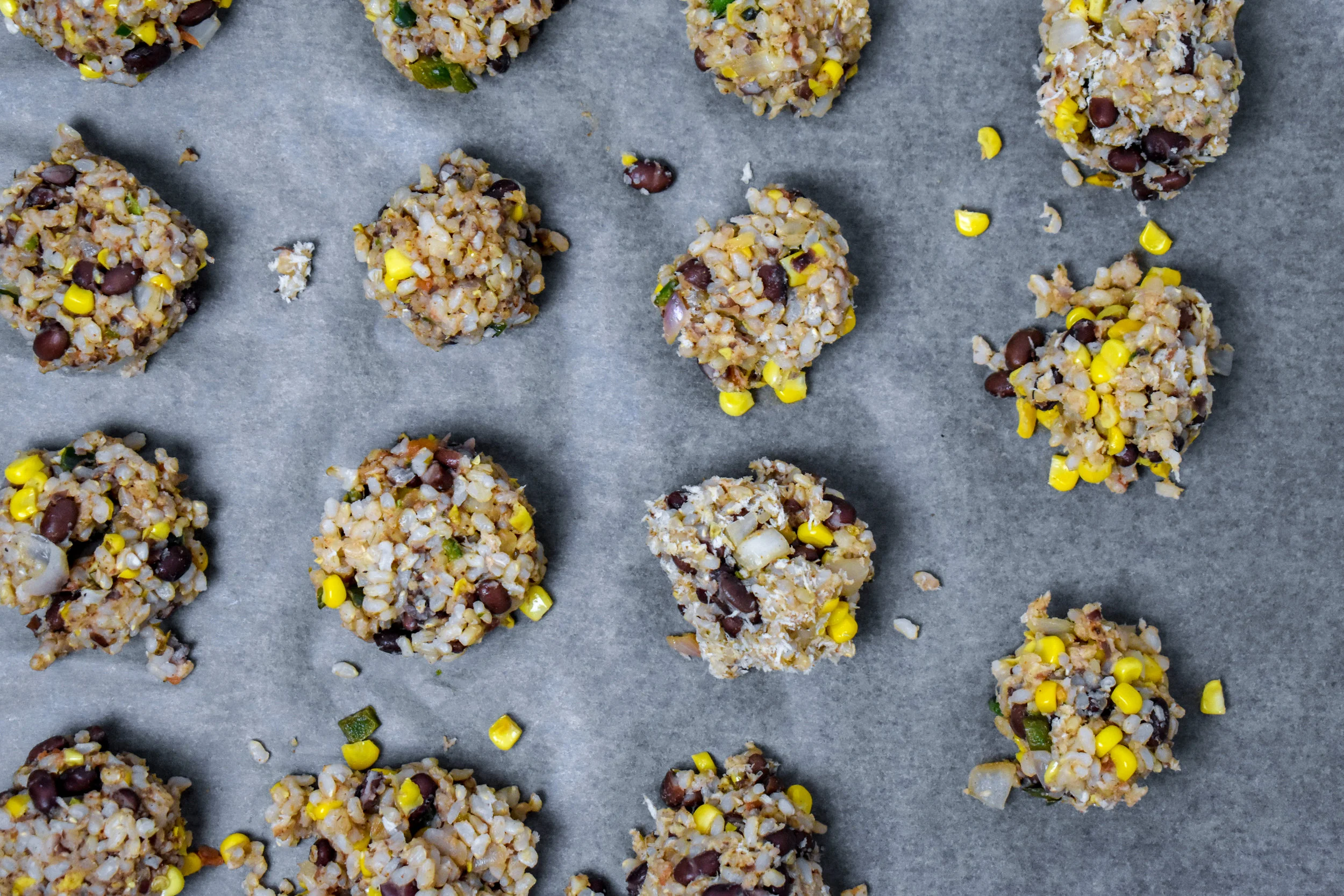 5. Using 1/4 cup, measure out sliders. I scoop out a mixture and slap it down on a parchment lined pan then smash down just slightly with the 1/4 cup and bake i preheated oven for 20 minutes.