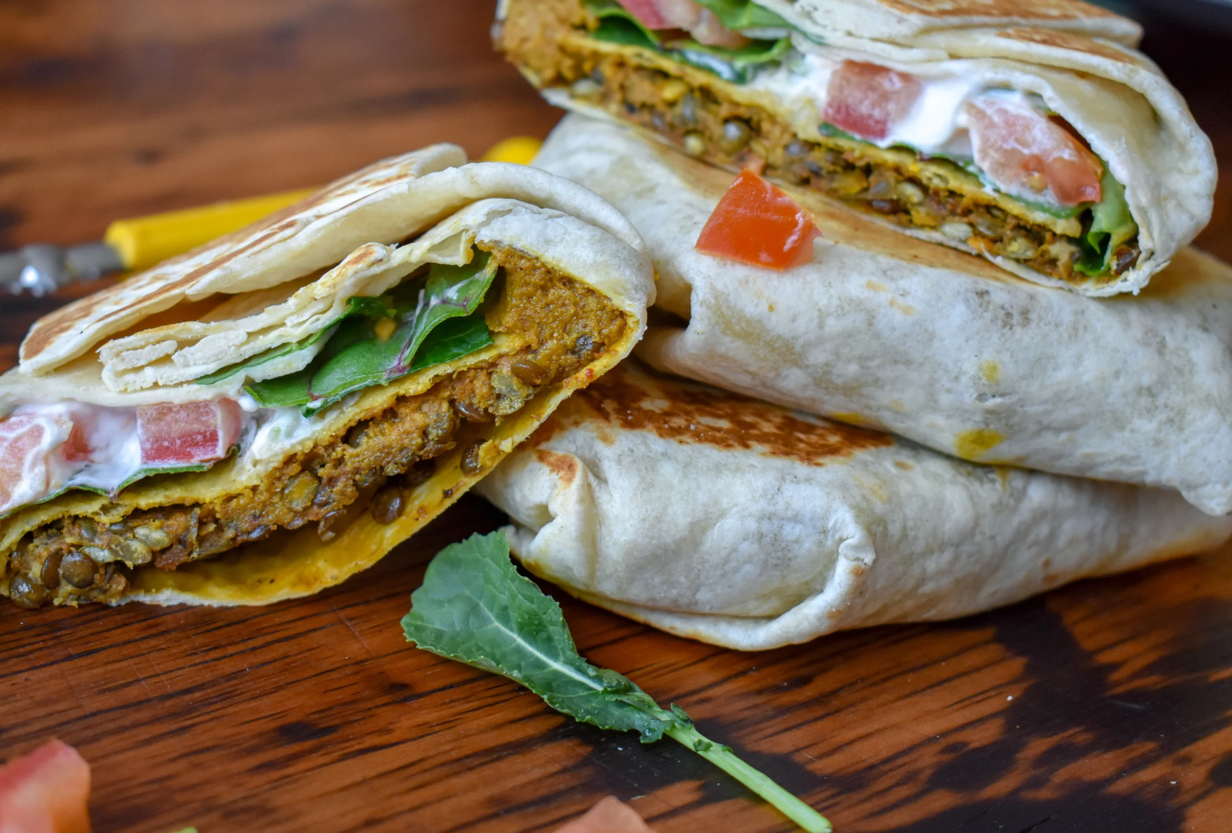 11. Put the wrap in your hand and eat or cut in half like a sandwich. ENJOY HOMIES!