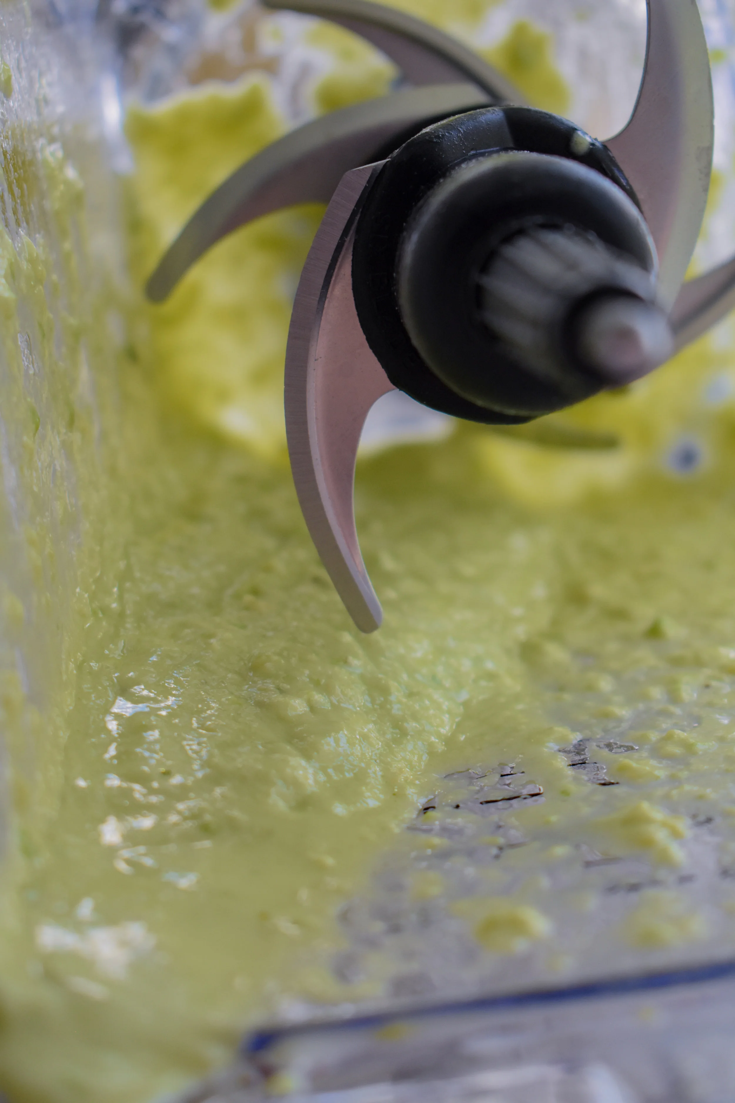 12. The last step is the avocado crema (YOU ARE ALMOST THERE!). Mix together everything for the crema in a blender (or food processor). Blend until smooth.
