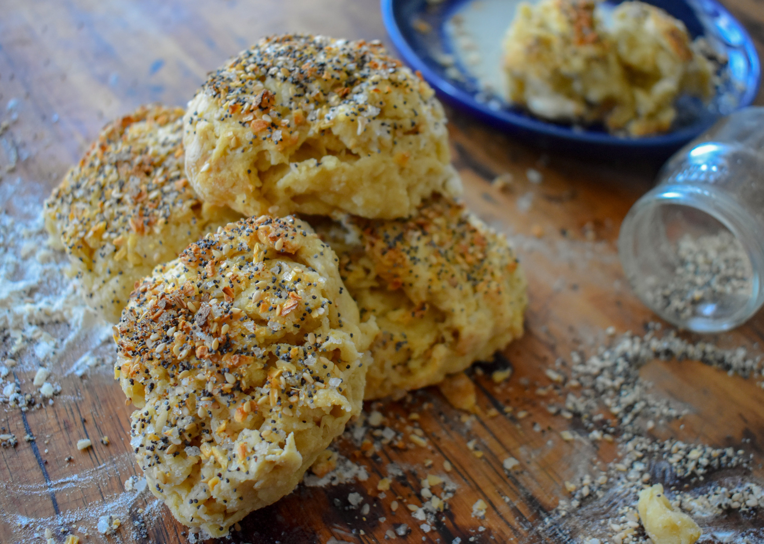 30-Minute Vegan Everything Biscuits