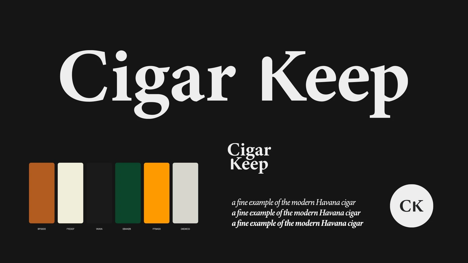 Cigar Keep Online -  BRANDING | DESIGN