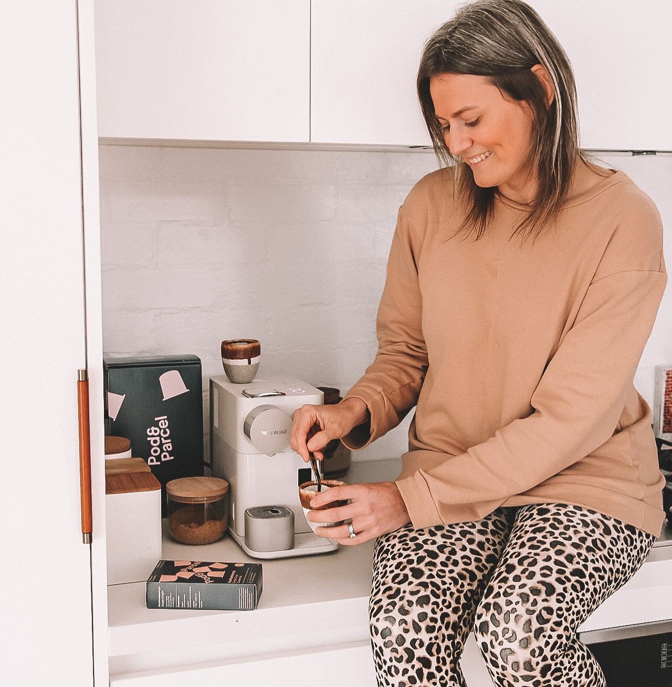 The sun is shining and my home-made @podandparcel coffee is hot &amp; strong... always grateful for the small things ✨ what&rsquo;s one thing you&rsquo;re grateful for babes 👇🏼😘