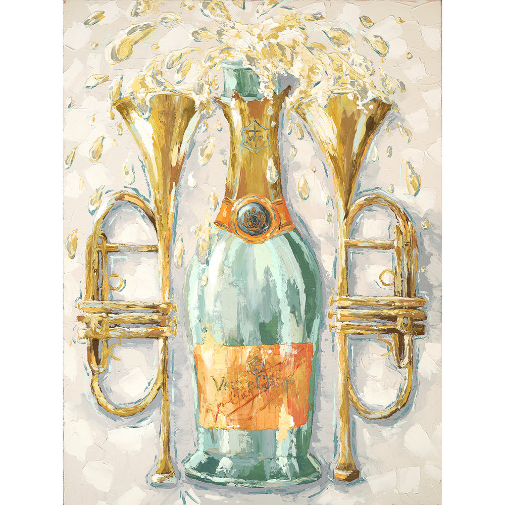 Classy Krewe; Veuve Clicquot Prints & Canvases from Casey Langteau Art —  Casey Langteau Art Gallery