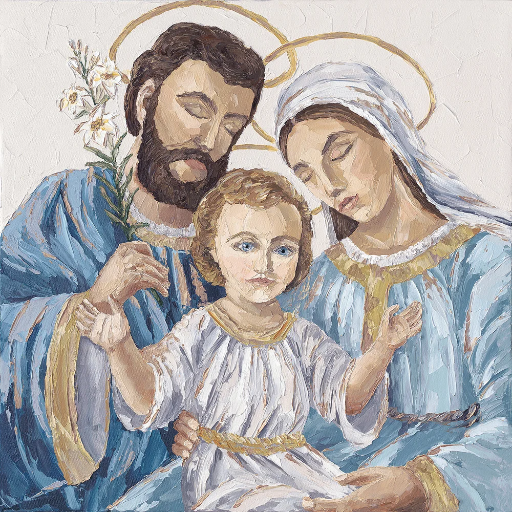 the-holy-family-catholic-artwork-prints-canvases-from-casey-langteau-art-casey-langteau-art-gallery