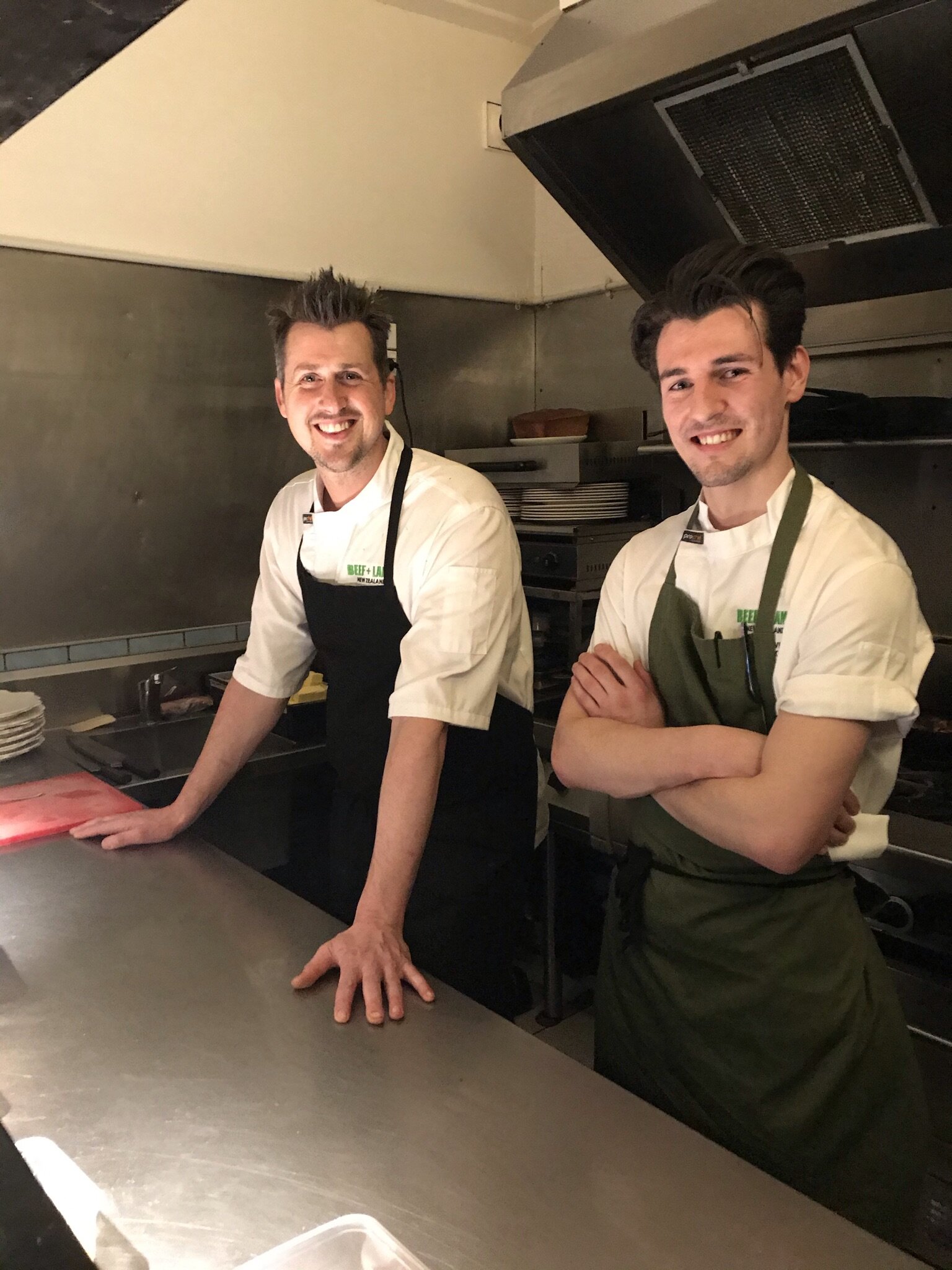 Chefs Phil Clark and Sam Heaven