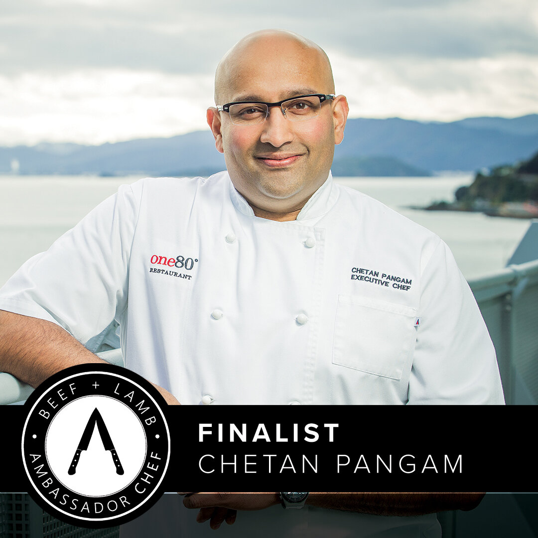 #ambassadorchef #finalistprofile 

Chetan Pangam is the Executive Chef at One80 Restaurant in Wellington.  He has been working for the Millennium Hotels and Resorts for 18 years and his most recent claim to fame was winning the Visa Wellington on a P