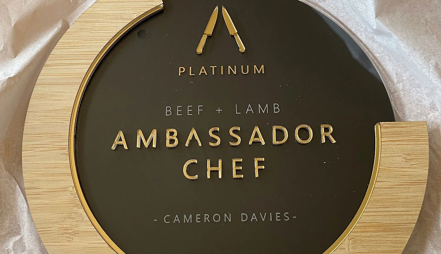 AMBASSADOR CHEF GOES PLATINUM