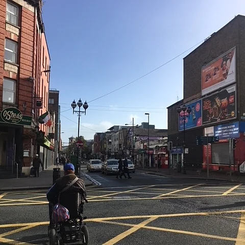 This is what it ACTUALLY looked like when I was shopping. 60s and sunny!